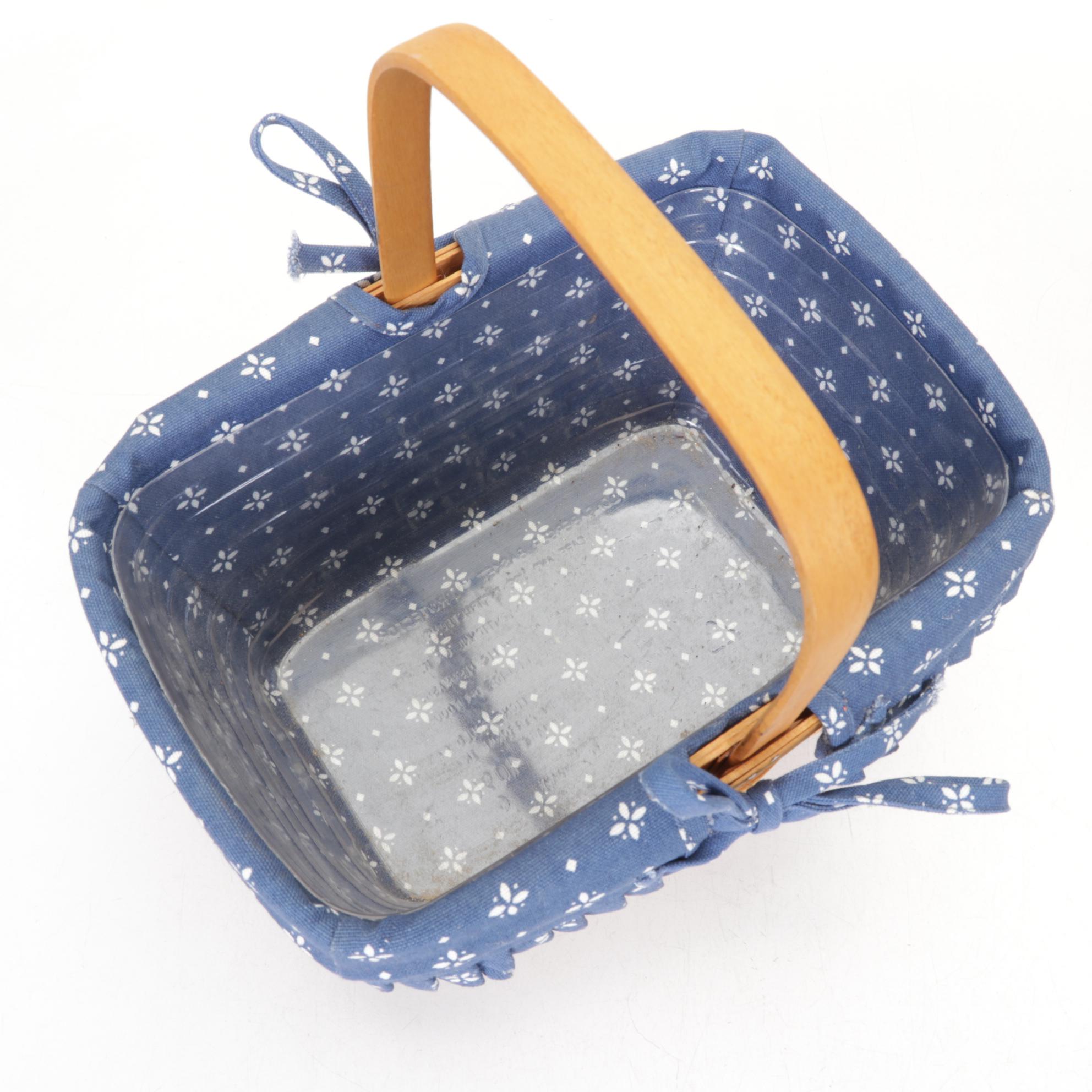 Longaberger "Love Basket" & Other Woven Maple Baskets