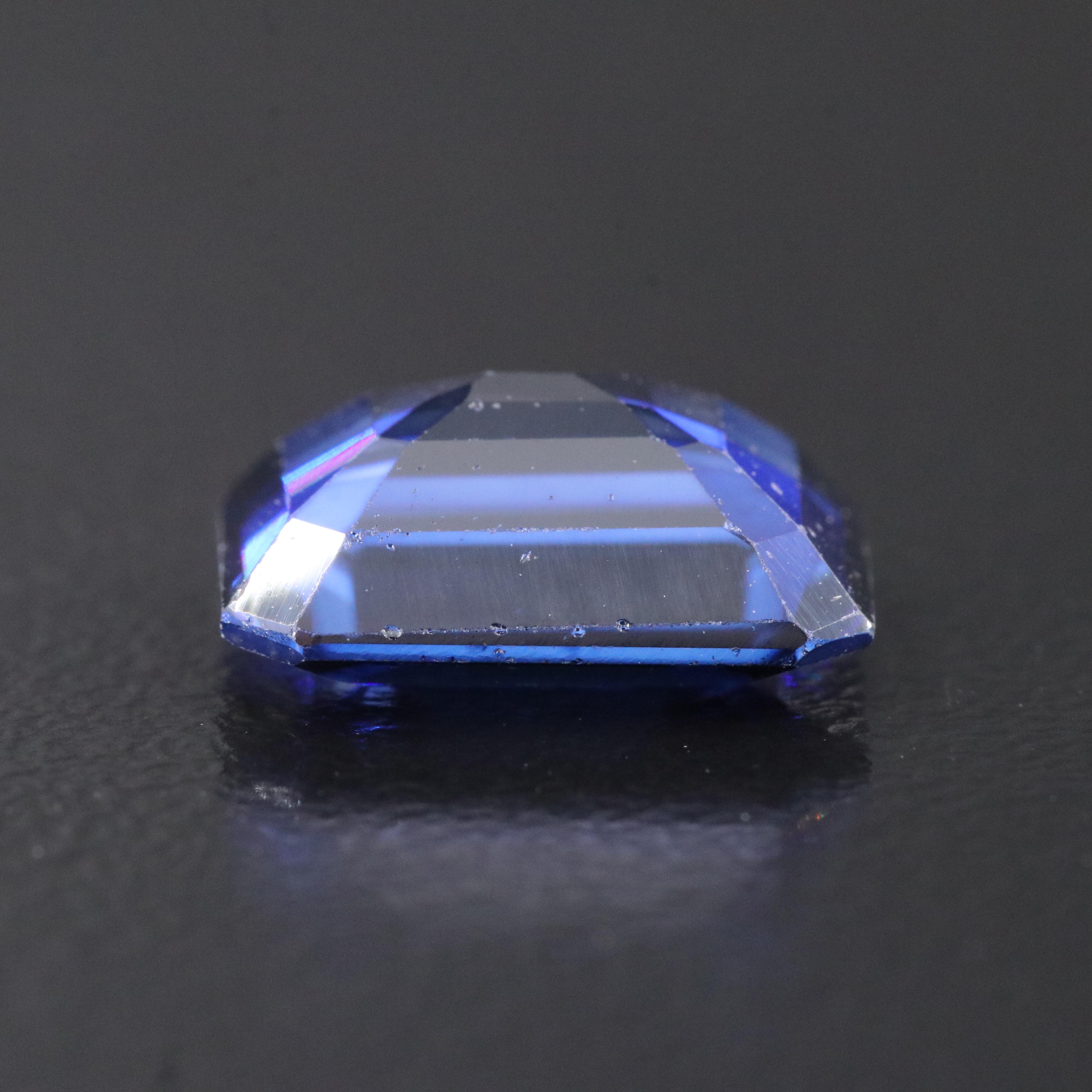 Loose 5.32 CT Lab Grown Sapphire