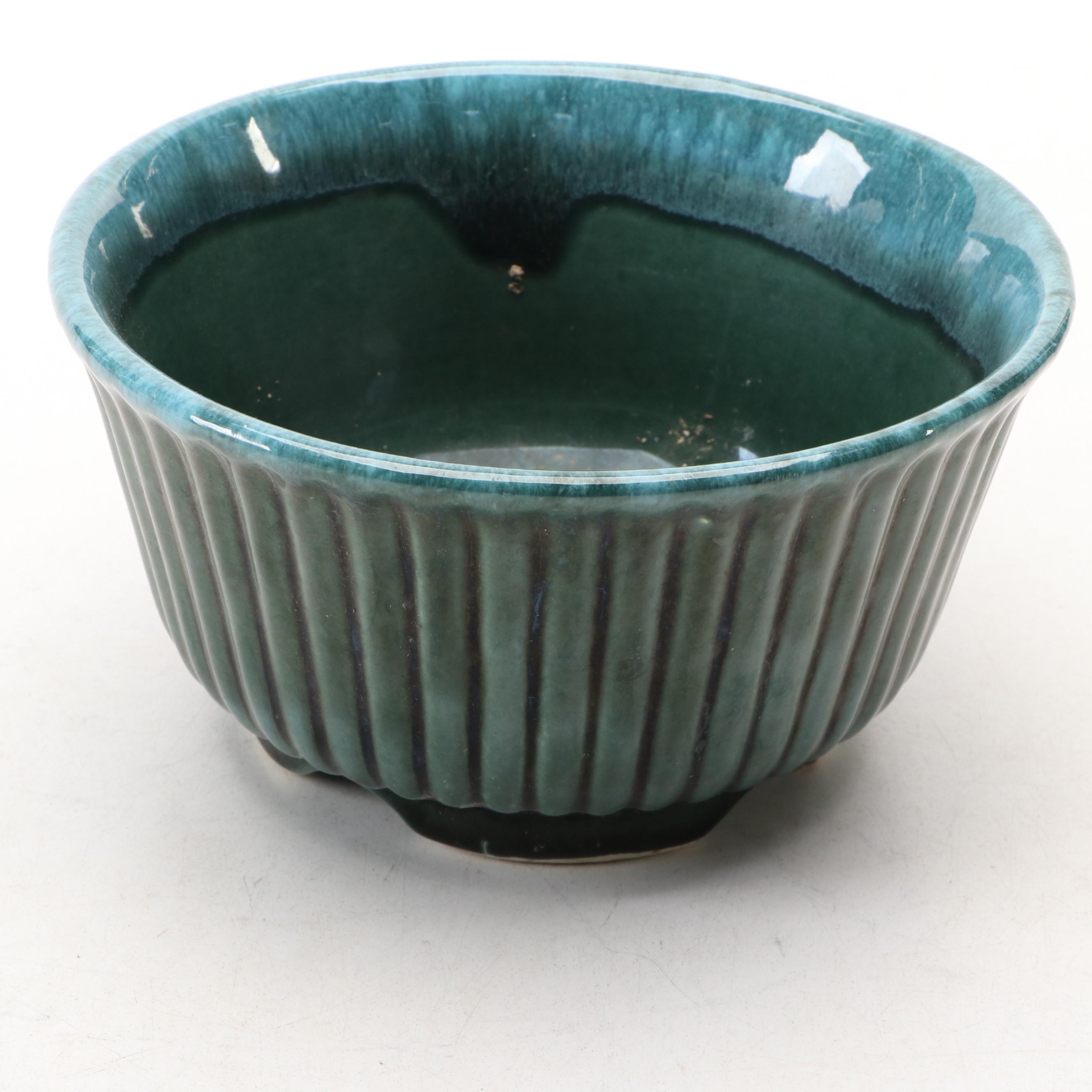 Hull with Other Ceramic Planters and Bottle Vase