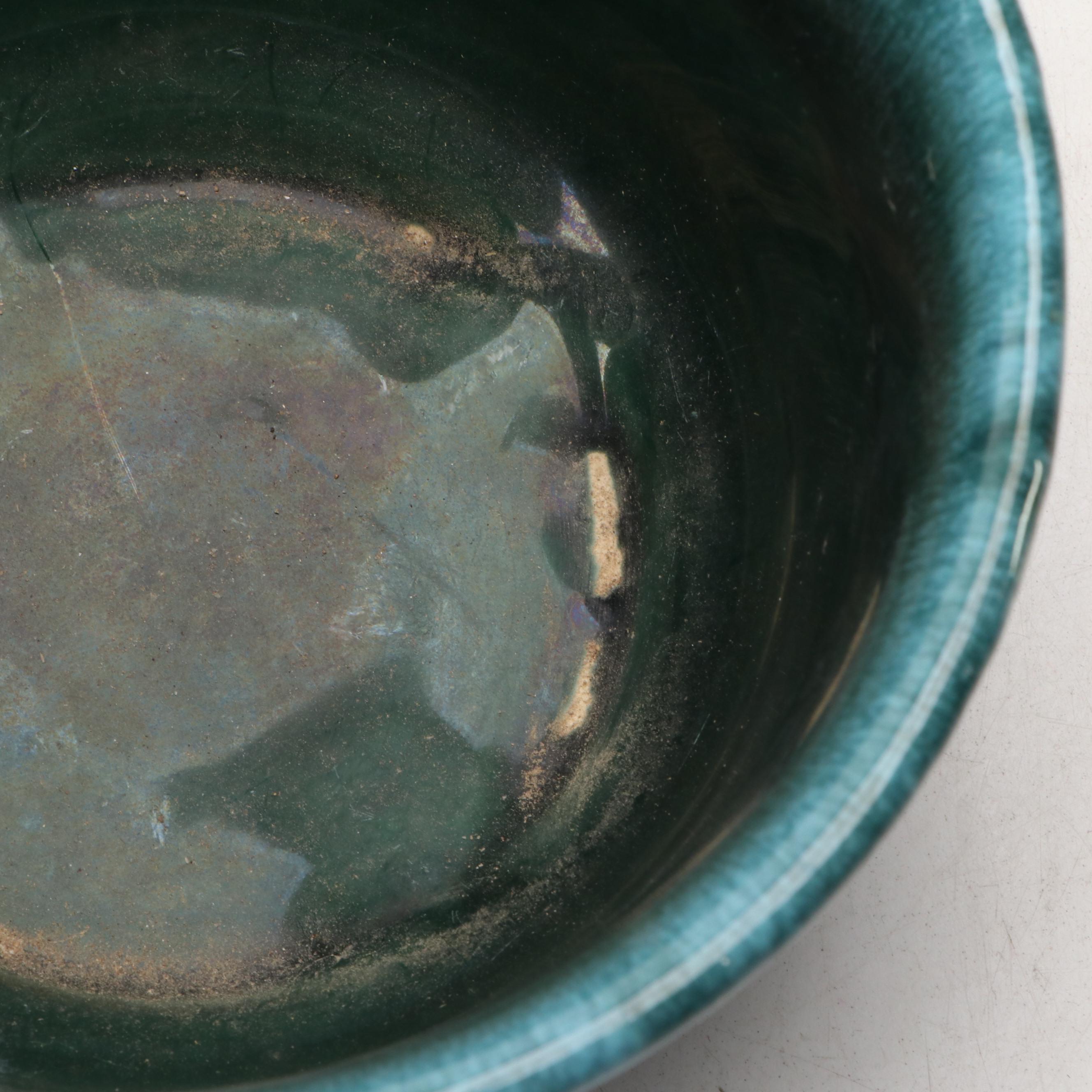 Hull with Other Ceramic Planters and Bottle Vase