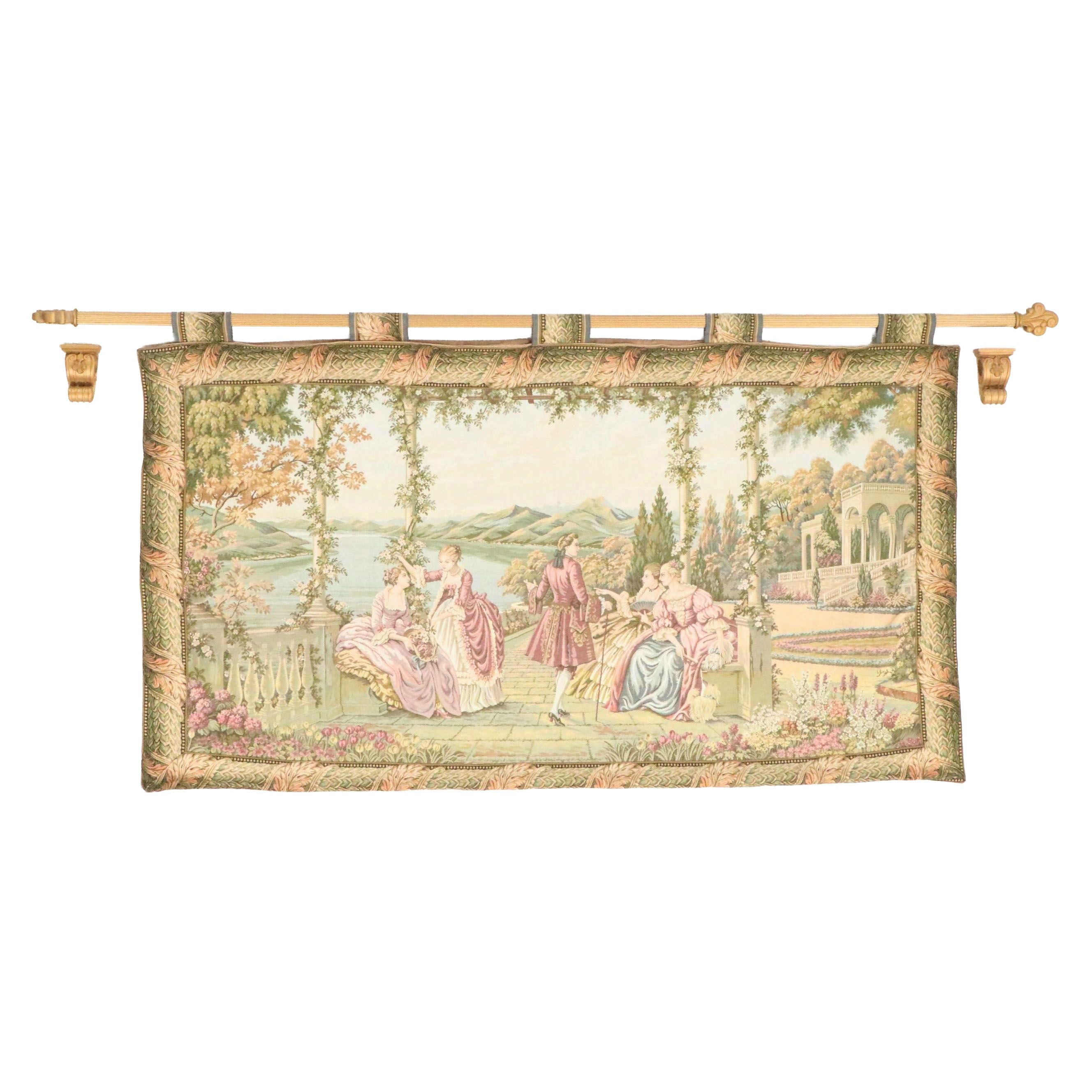 Wall Hanging Tapestry "Ladies at Lake Como"
