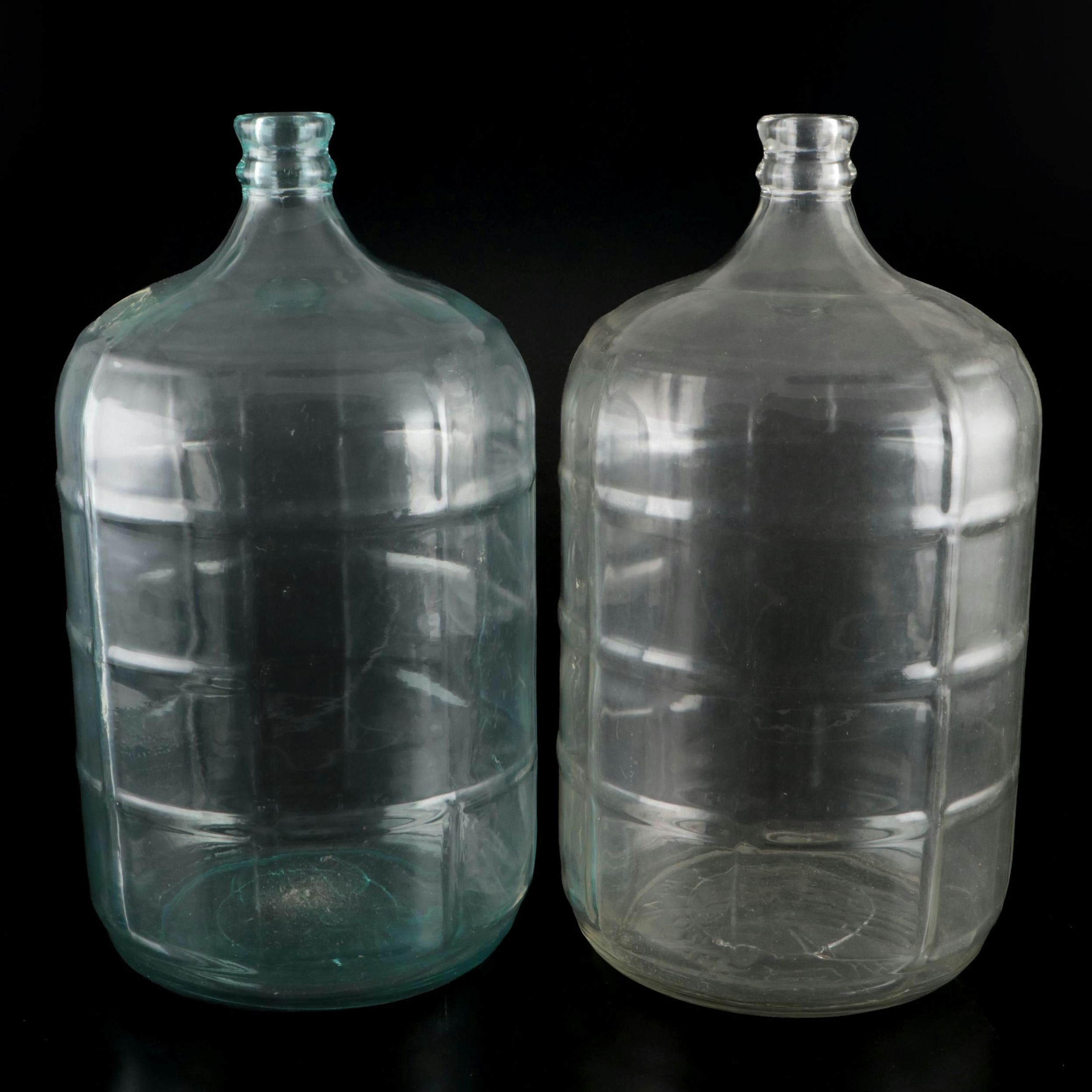 Vintage Crisa Glassware Water Cooling Jugs, 20th Century