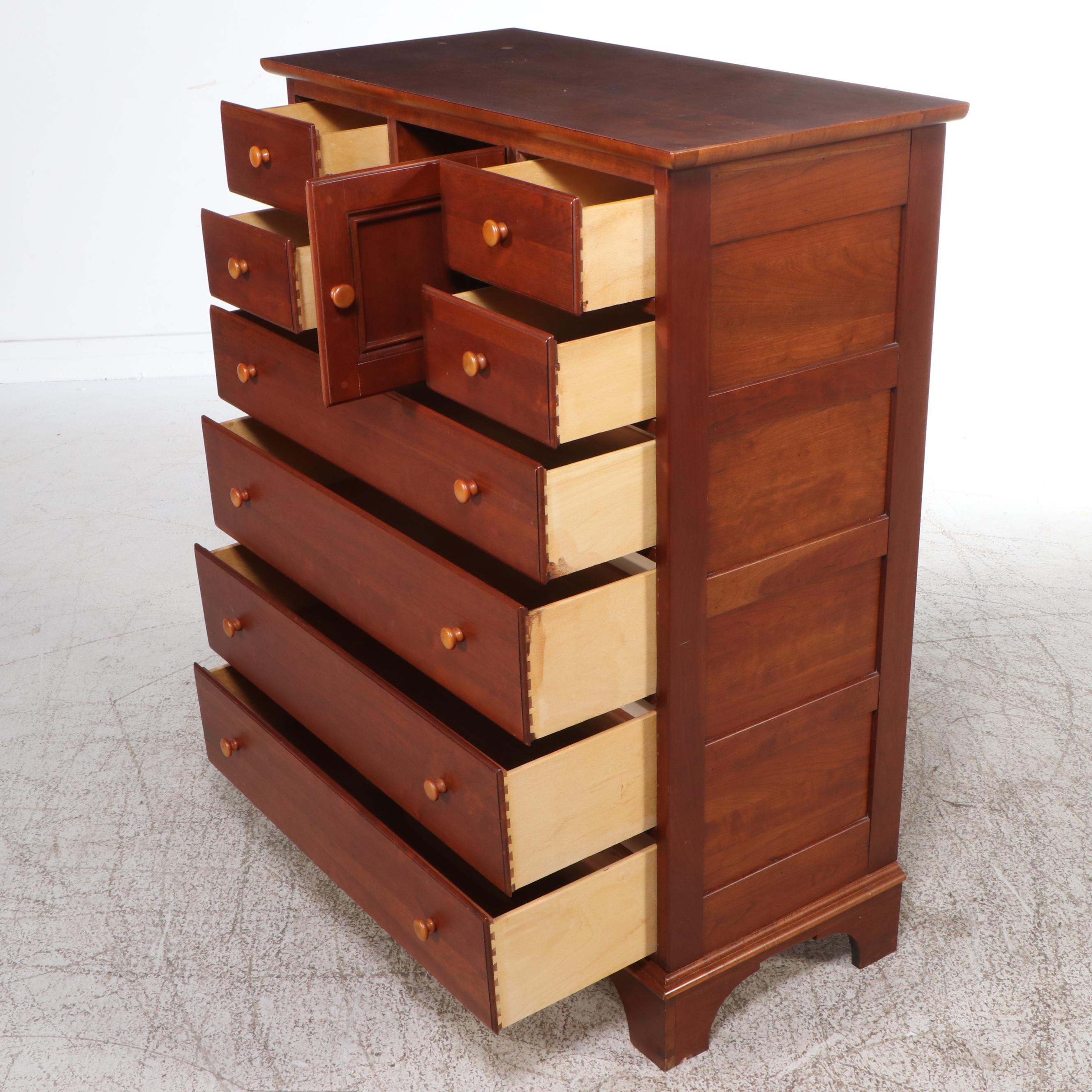 Lexington Shaker Style Cherry Chest of Drawers