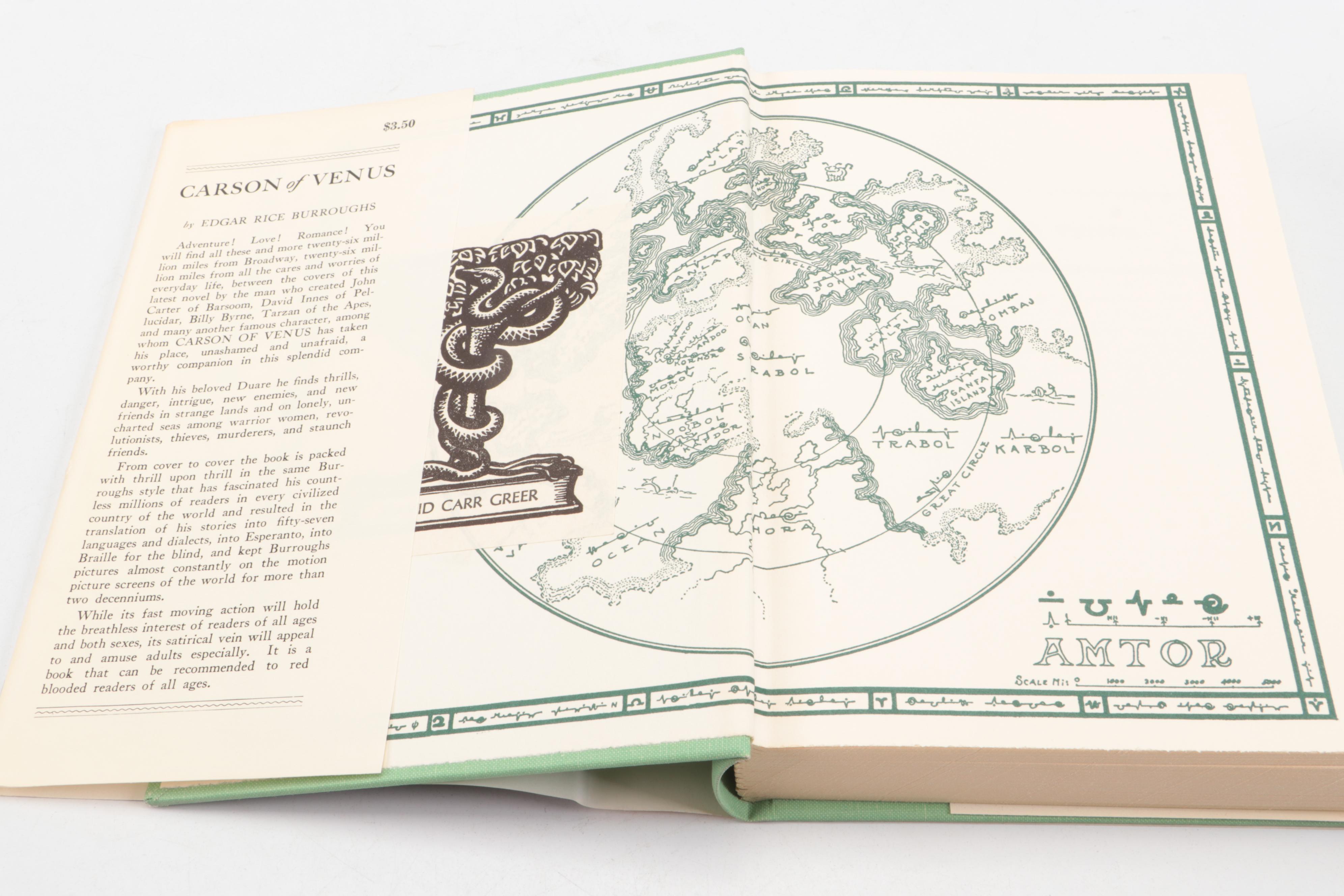 "Carson of Venus" and "Escape on Venus" by Edgar Rice Burroughs, 1963