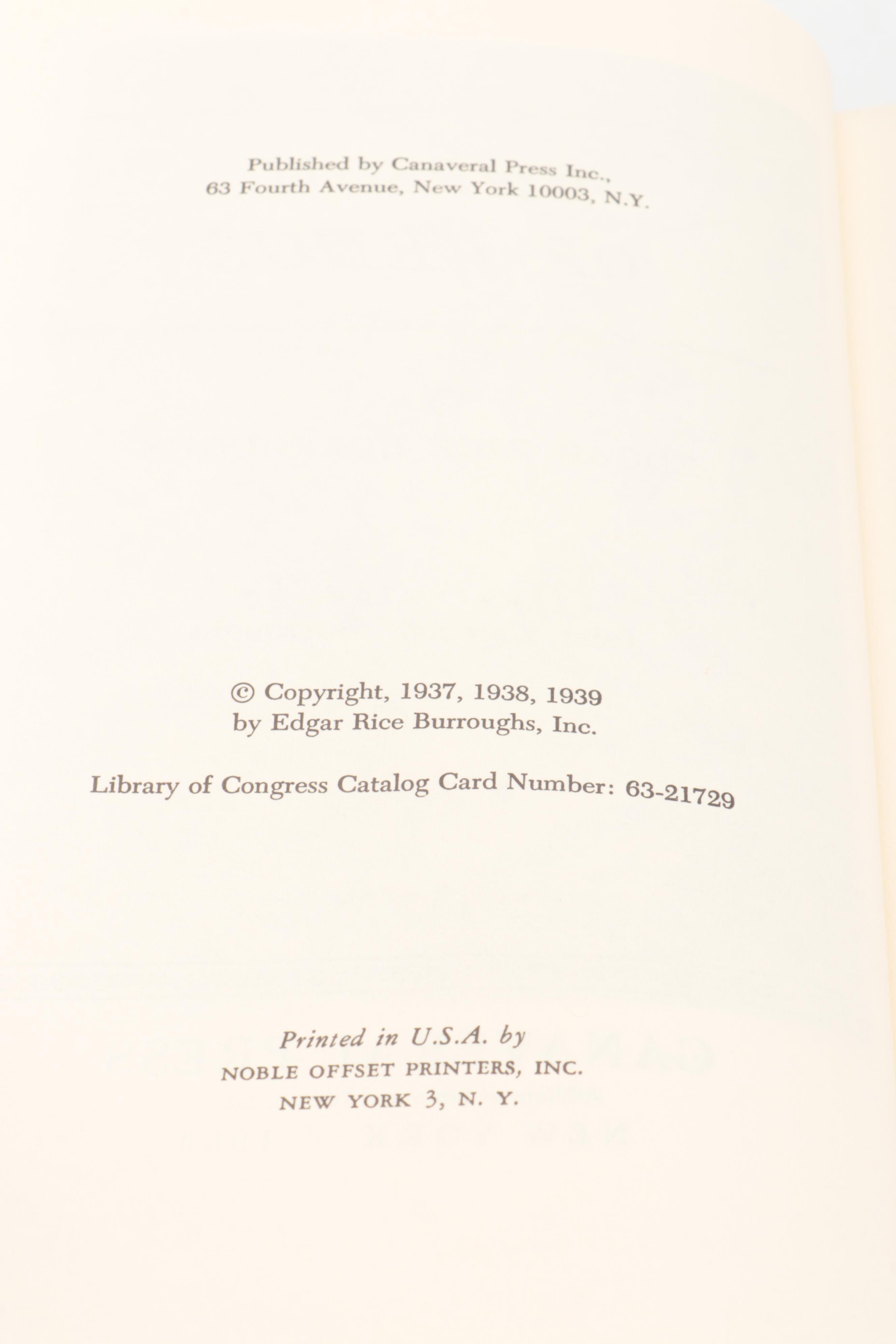 "Carson of Venus" and "Escape on Venus" by Edgar Rice Burroughs, 1963