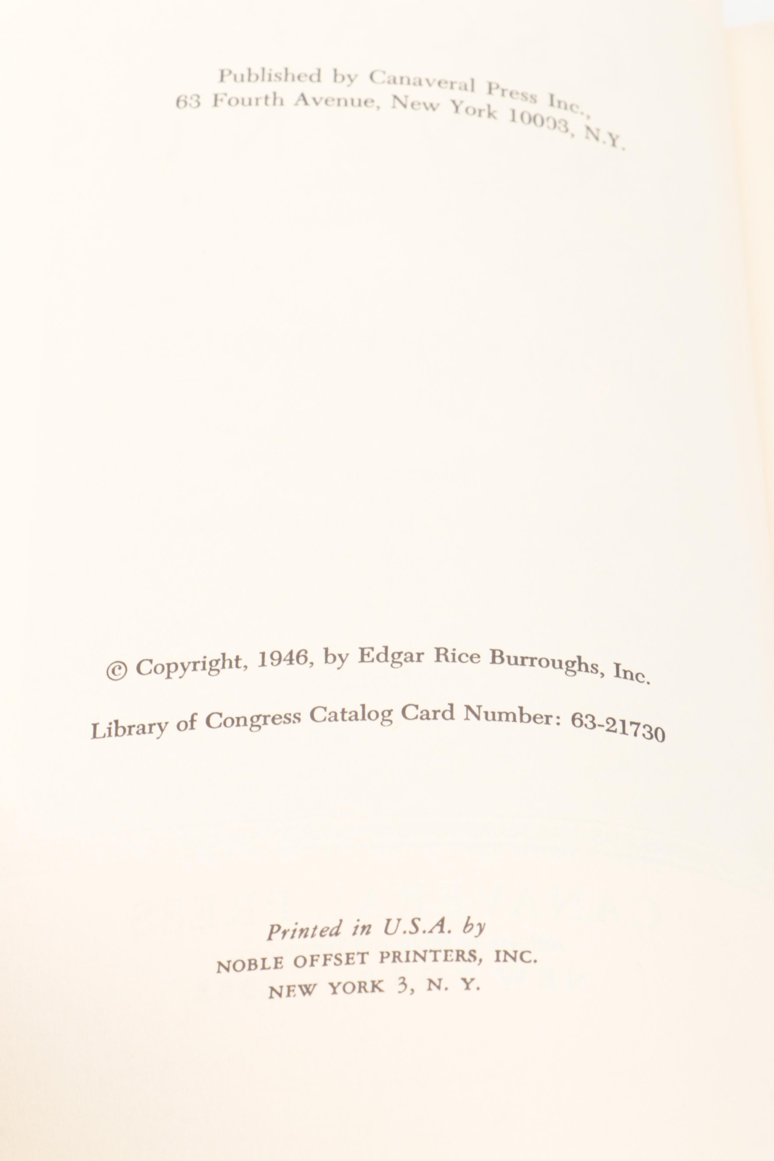 "Carson of Venus" and "Escape on Venus" by Edgar Rice Burroughs, 1963