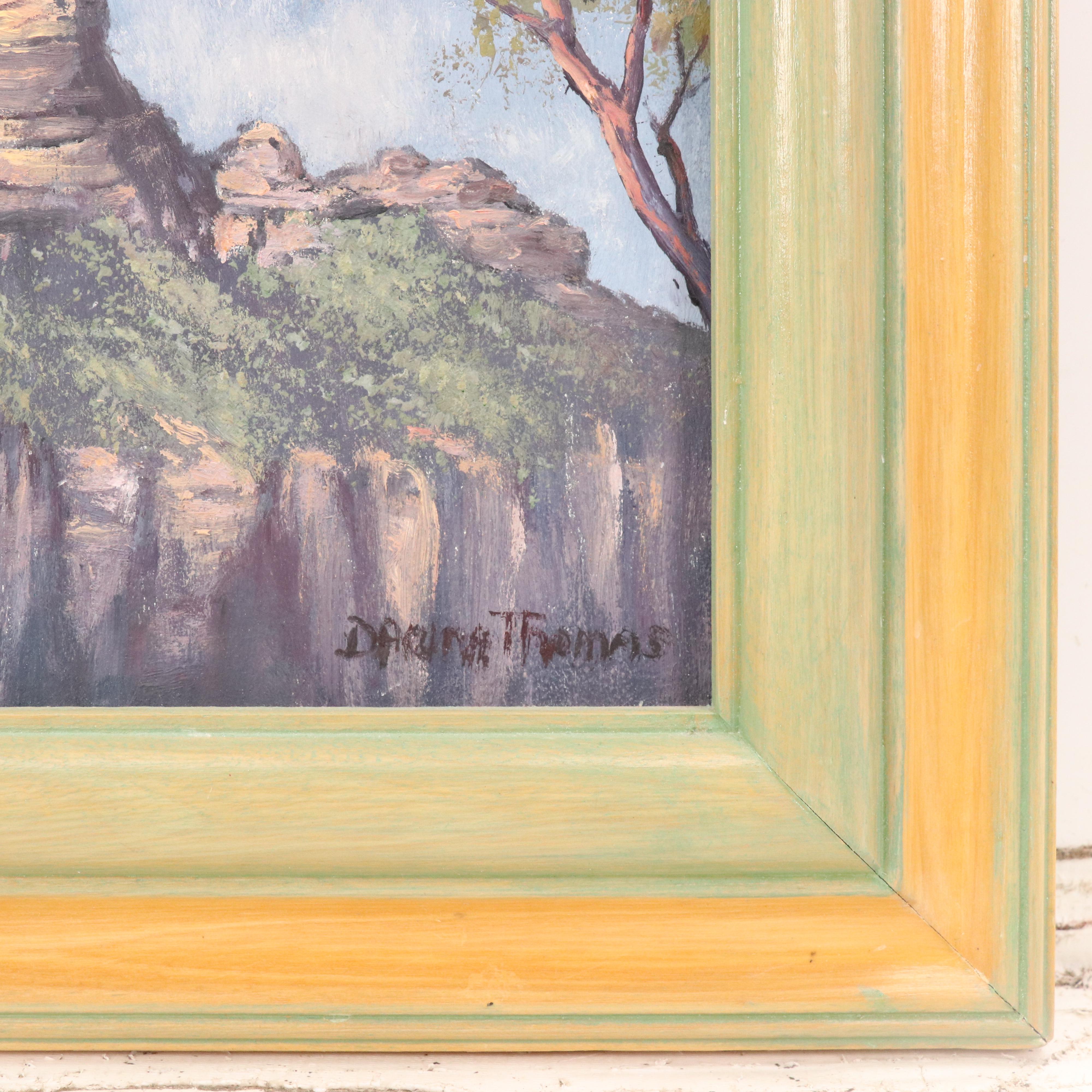 Dawna Thomas Landscape Oil Painting "The Three Sisters"