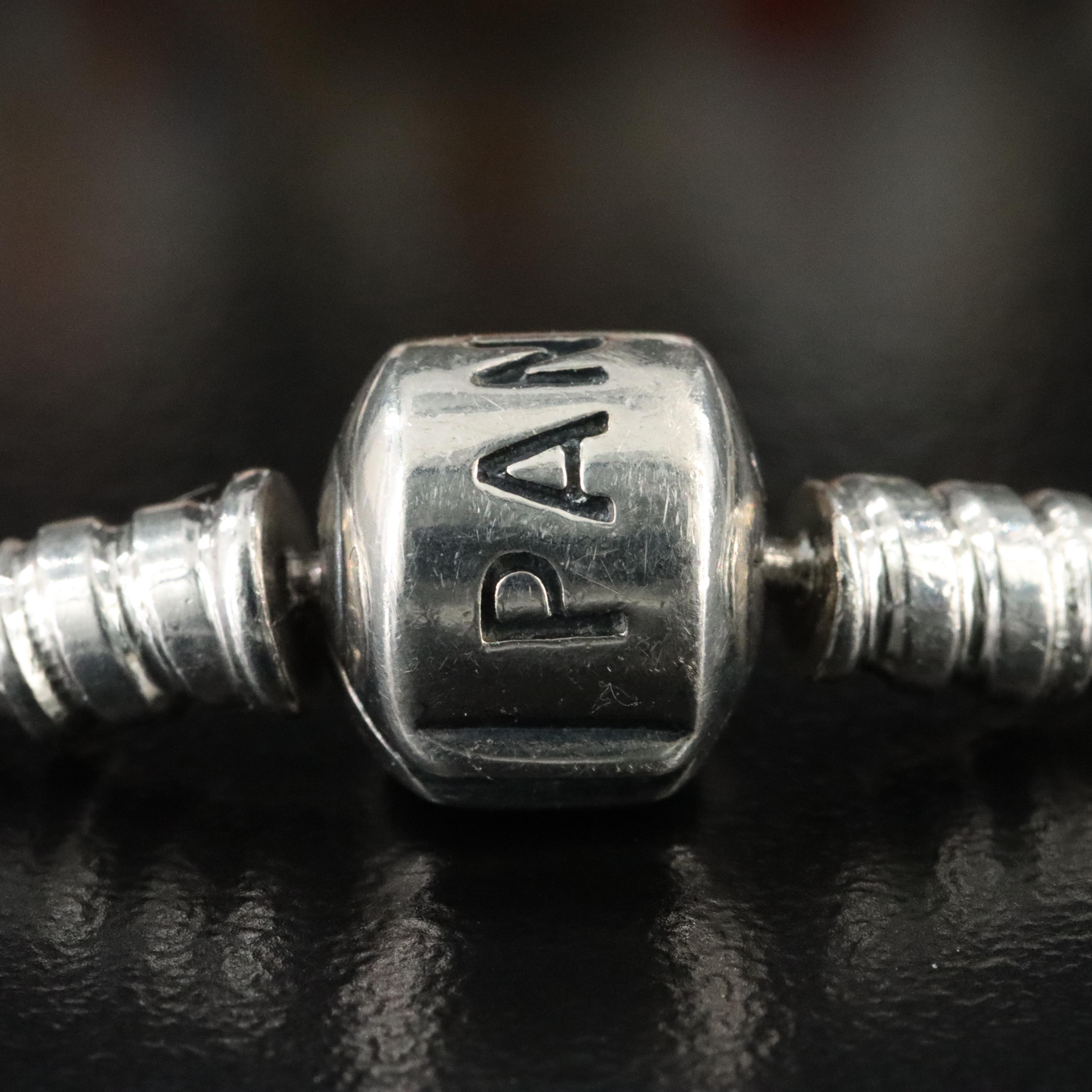 Pandora Sterling Bracelet and Beads