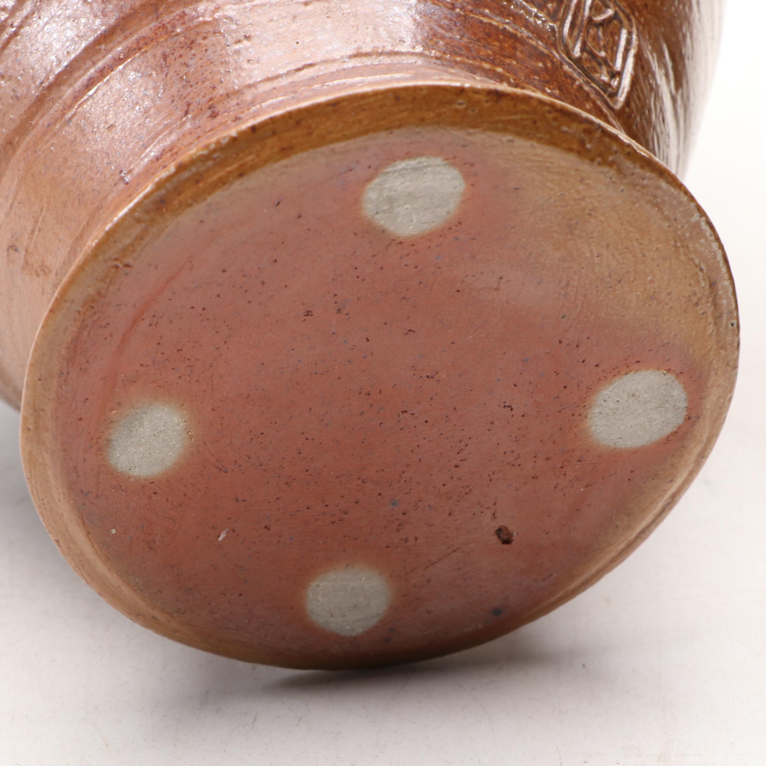 Stika Pottery Fish Plate with Other Art Pottery Tableware