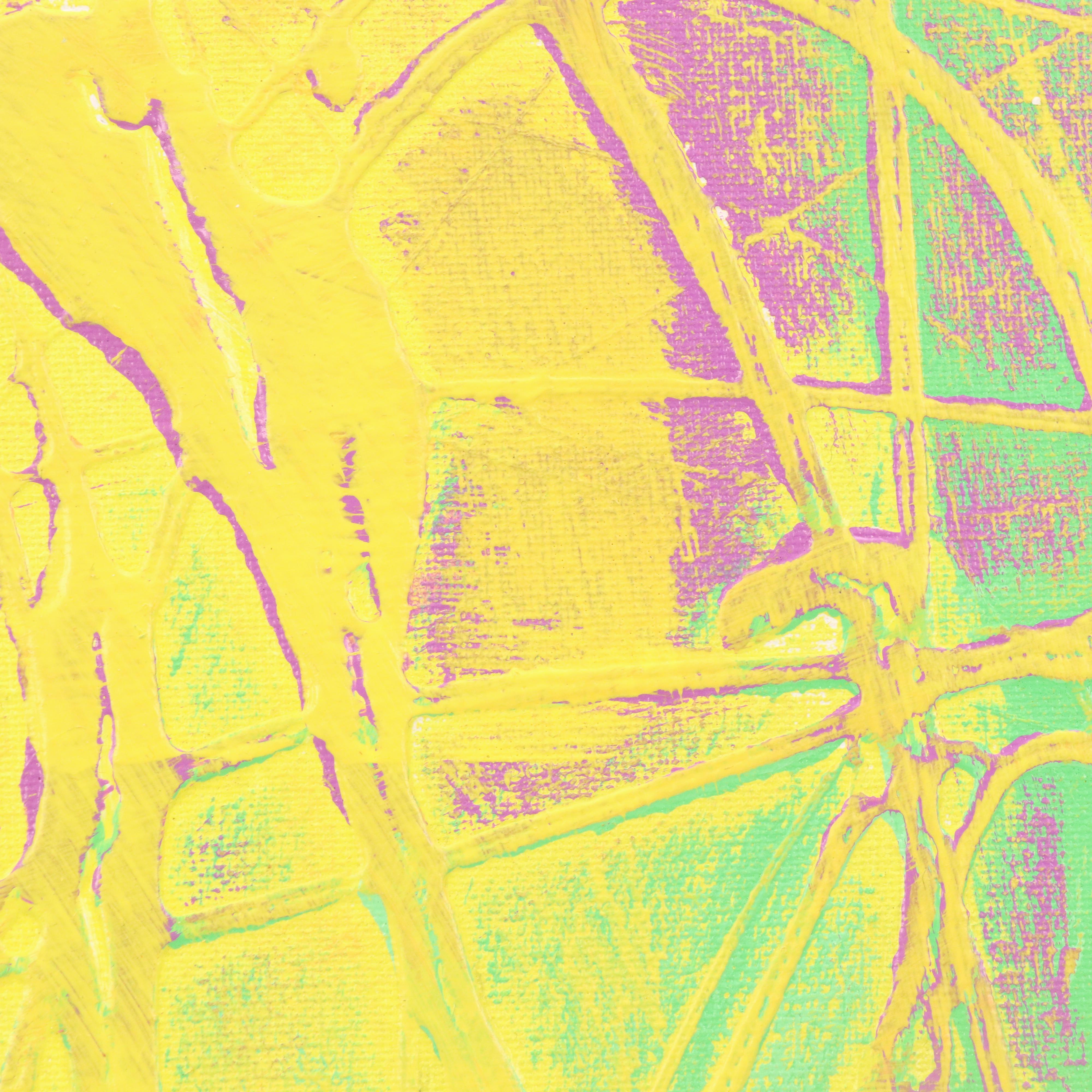 Abiola Idowu Abstract Mixed Media Portrait "Beautiful Life II," 2023