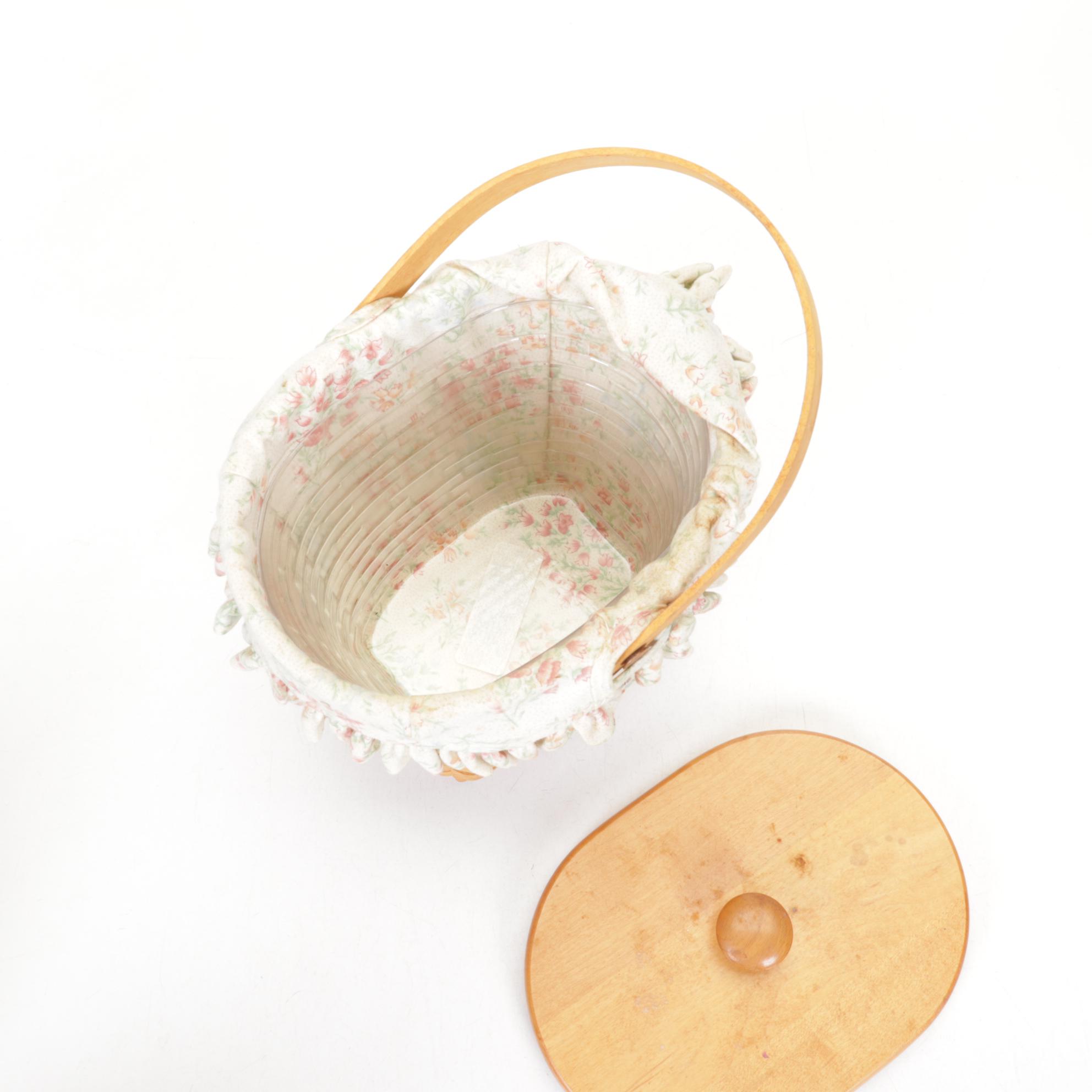 Longaberger "Mother's Day" & Other Woven Maple Baskets