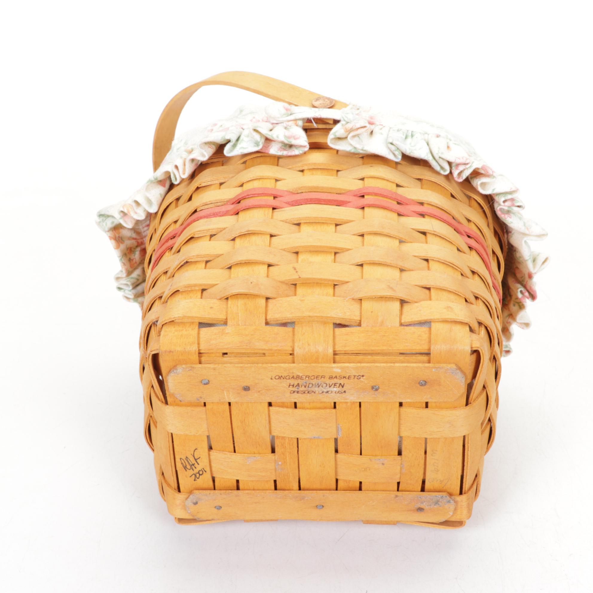 Longaberger "Mother's Day" & Other Woven Maple Baskets