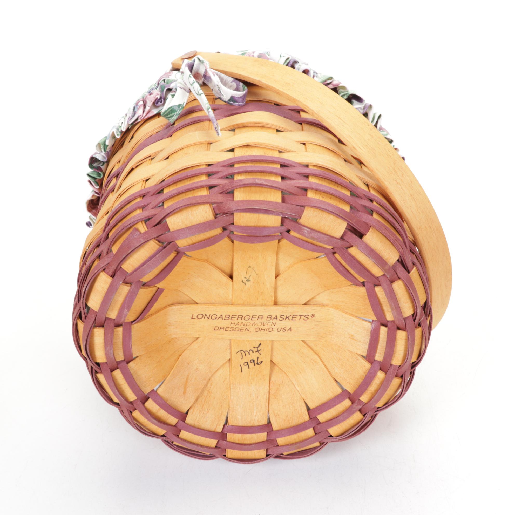 Longaberger "Mother's Day" & Other Woven Maple Baskets