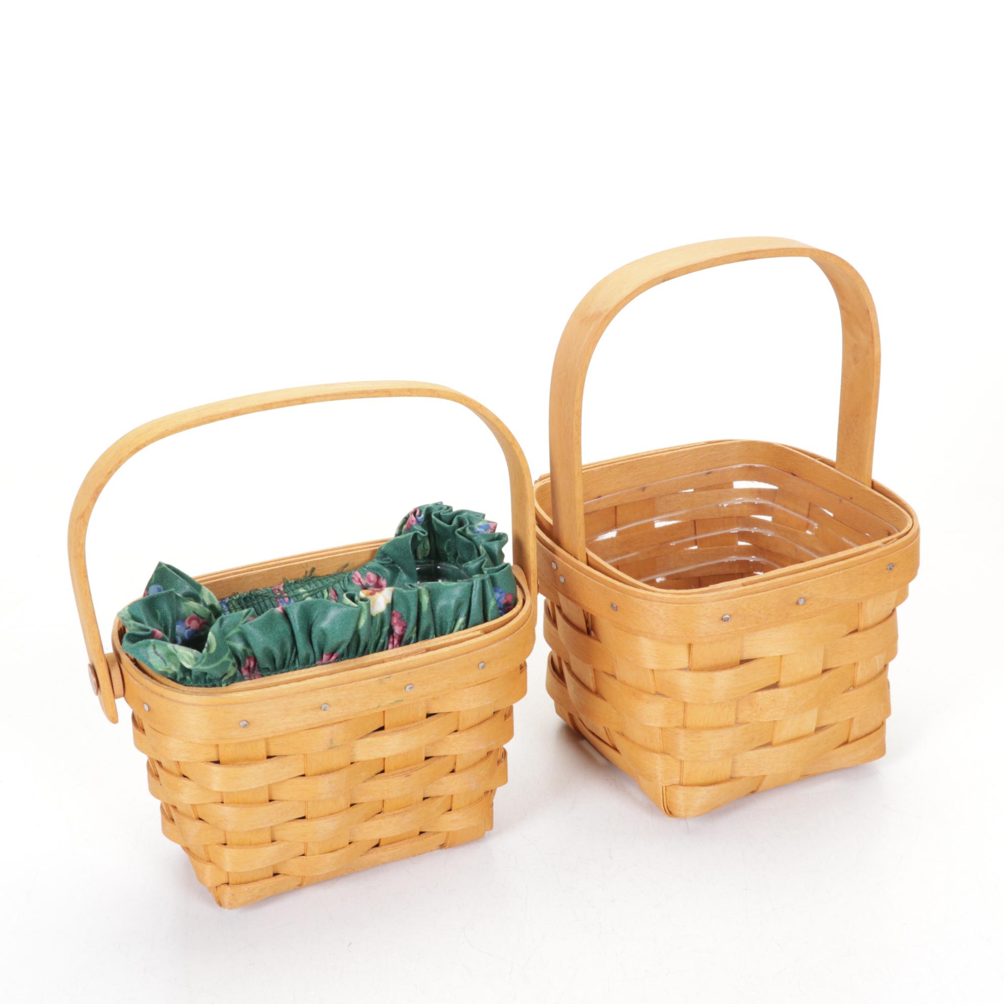 Longaberger "Mother's Day" & Other Woven Maple Baskets