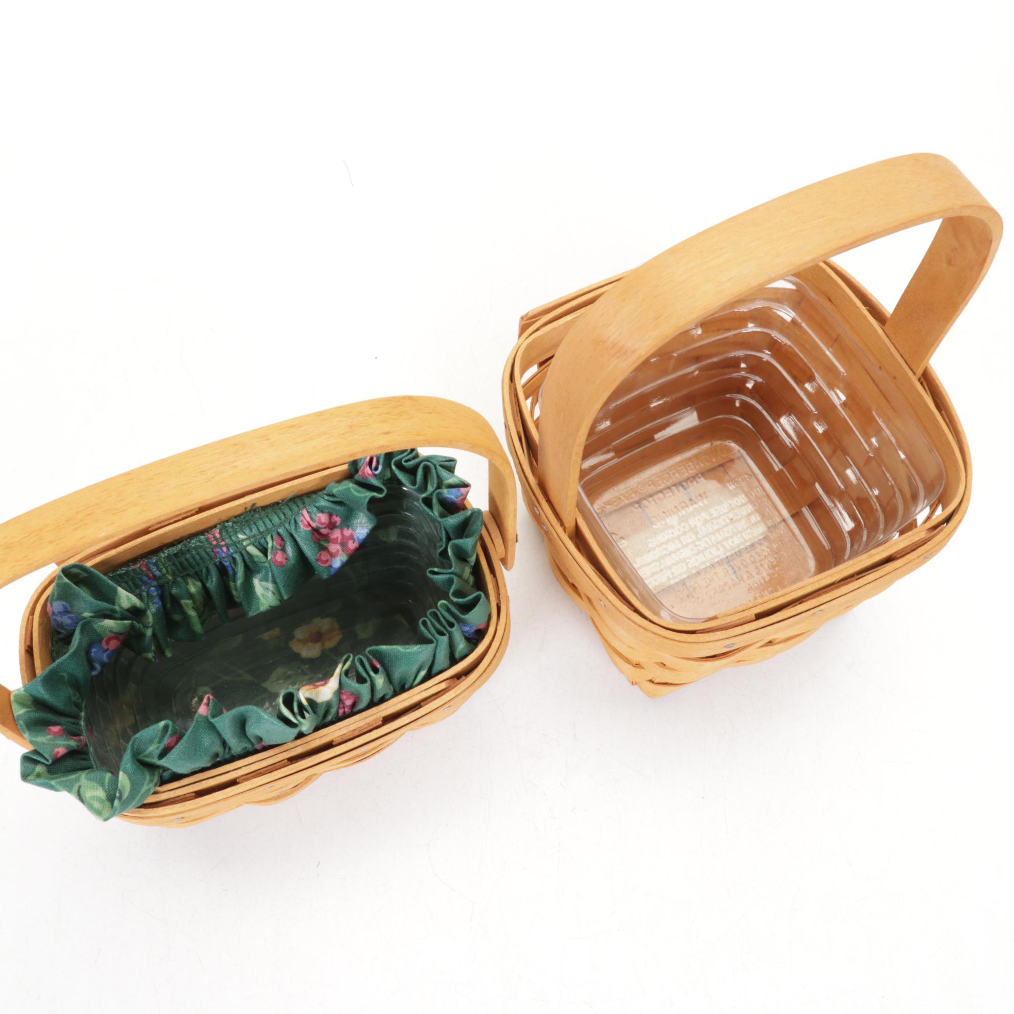 Longaberger "Mother's Day" & Other Woven Maple Baskets