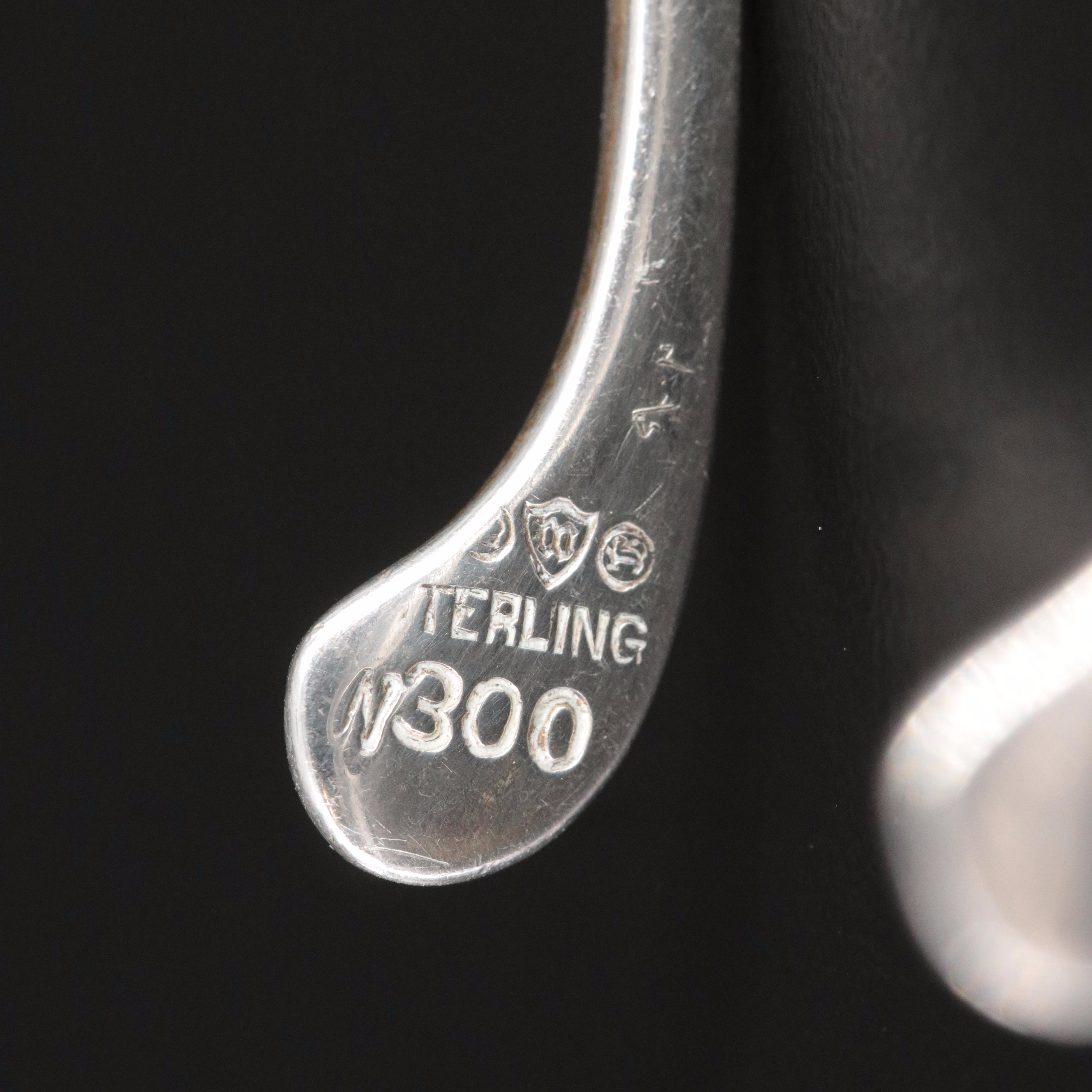 Sterling Wishbone Tongs