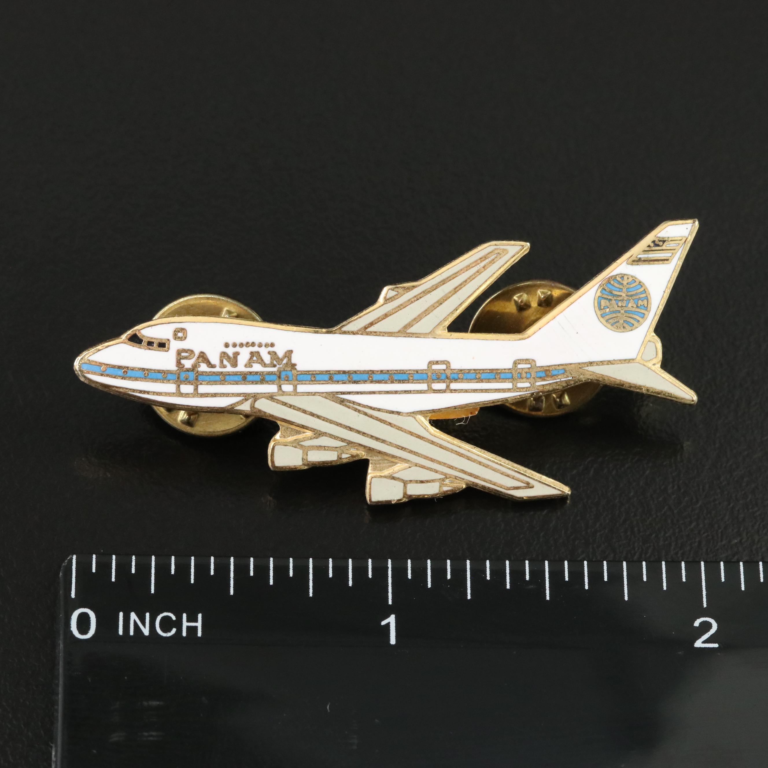 Collection of Souvenir Ship and Plane Pins, Pendants and Cufflinks