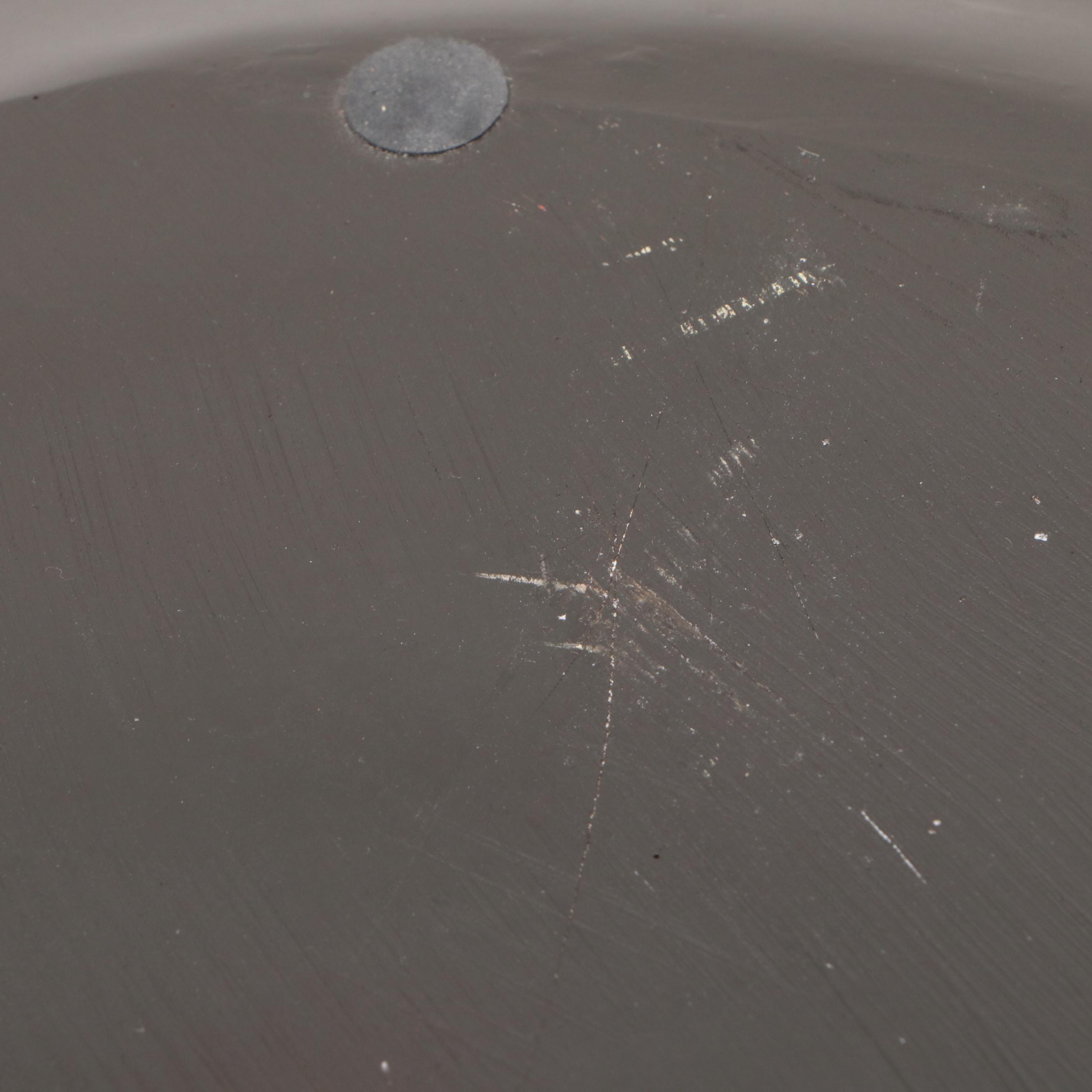 Contemporary Resin Vases with Chargers and Decorative Orbs