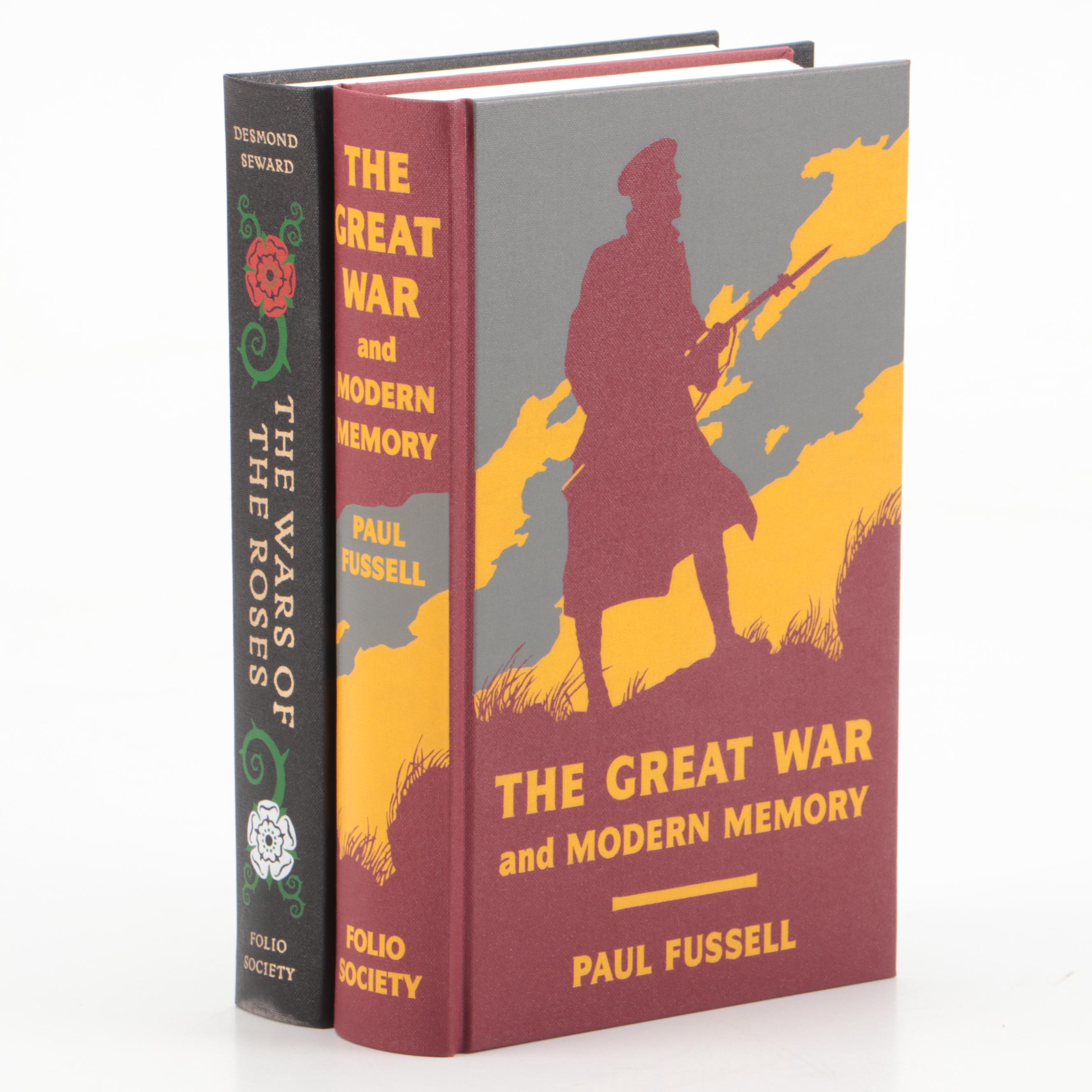 Folio Society "The War of the Roses" and "The Great War and Modern Memory"