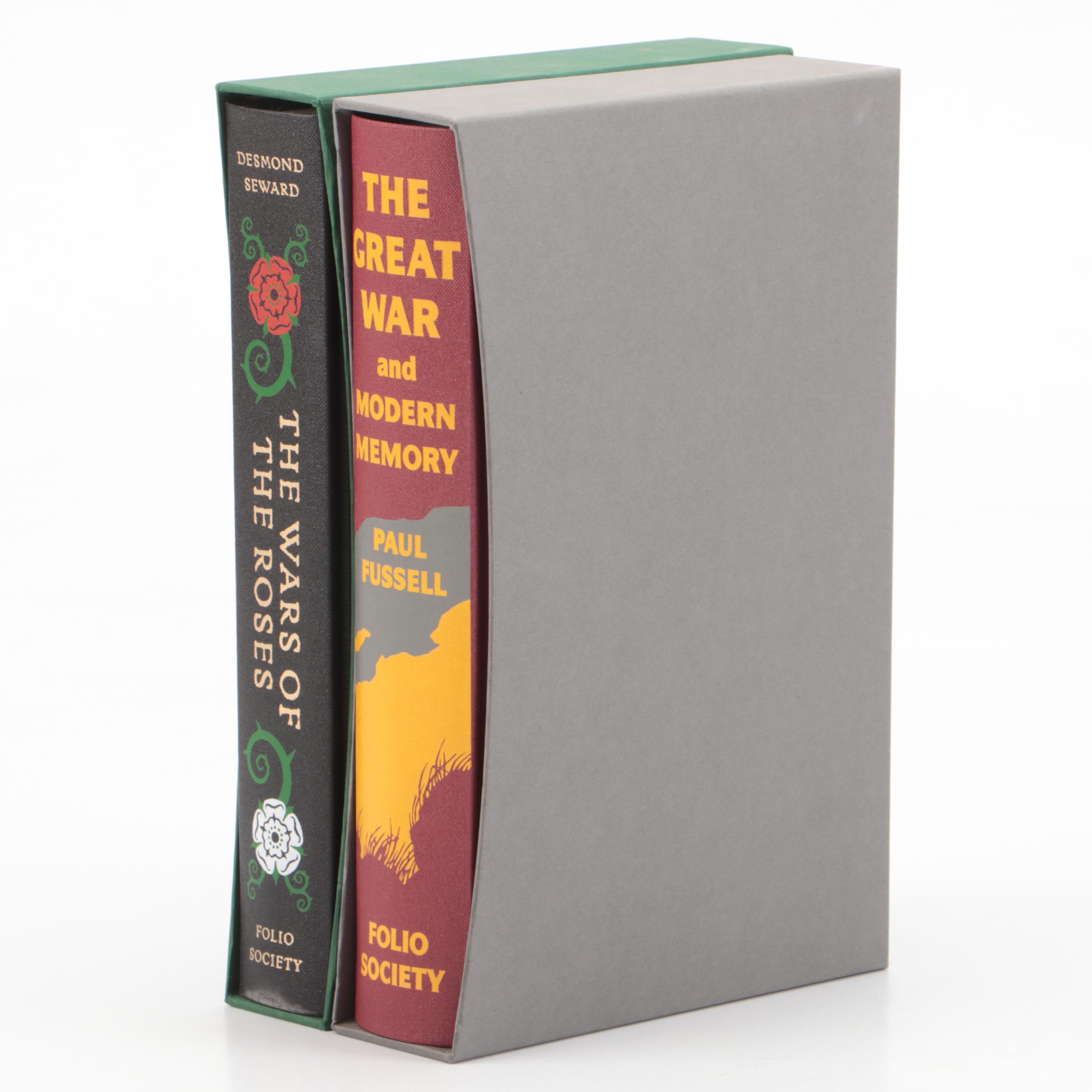 Folio Society "The War of the Roses" and "The Great War and Modern Memory"