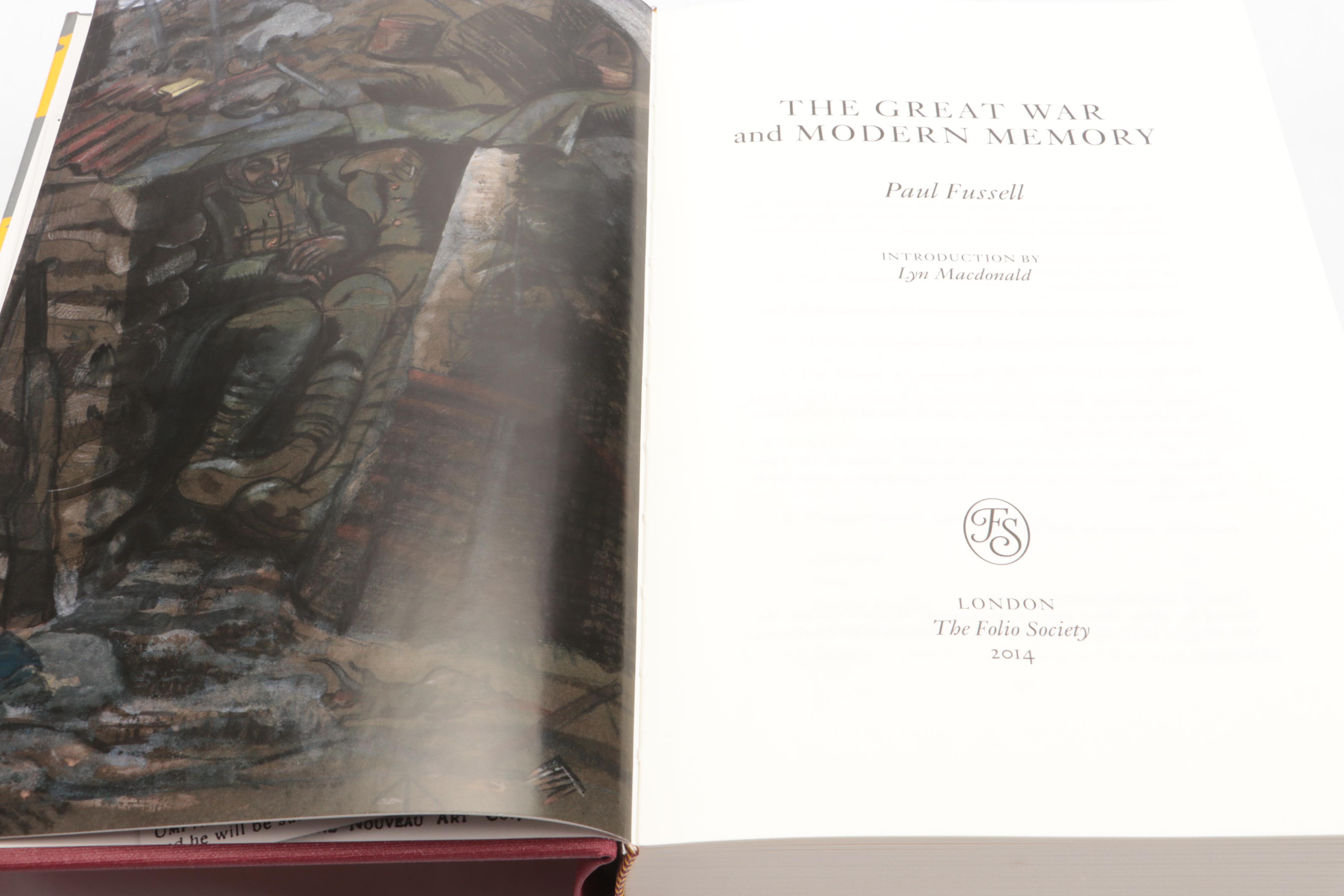 Folio Society "The War of the Roses" and "The Great War and Modern Memory"