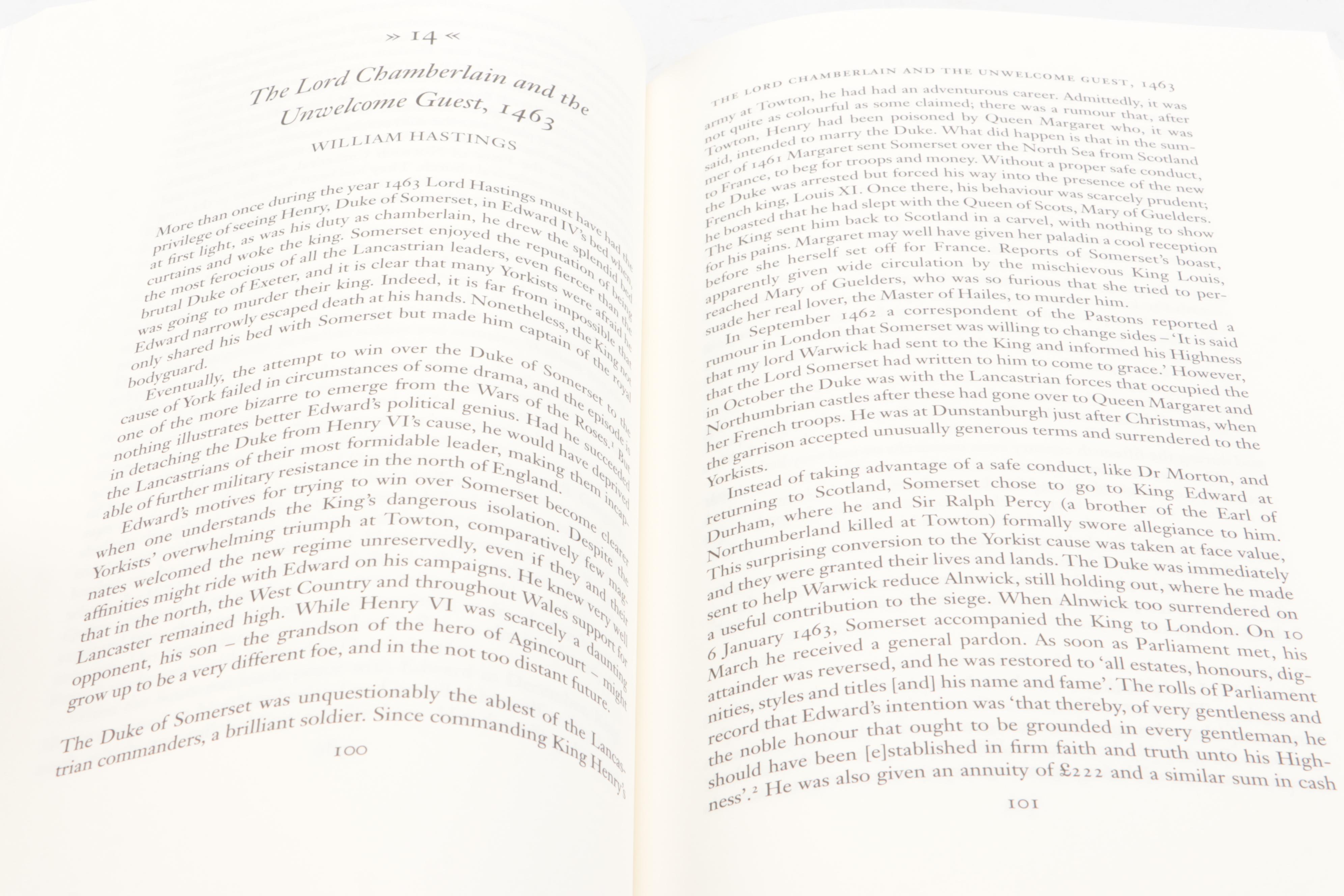 Folio Society "The War of the Roses" and "The Great War and Modern Memory"