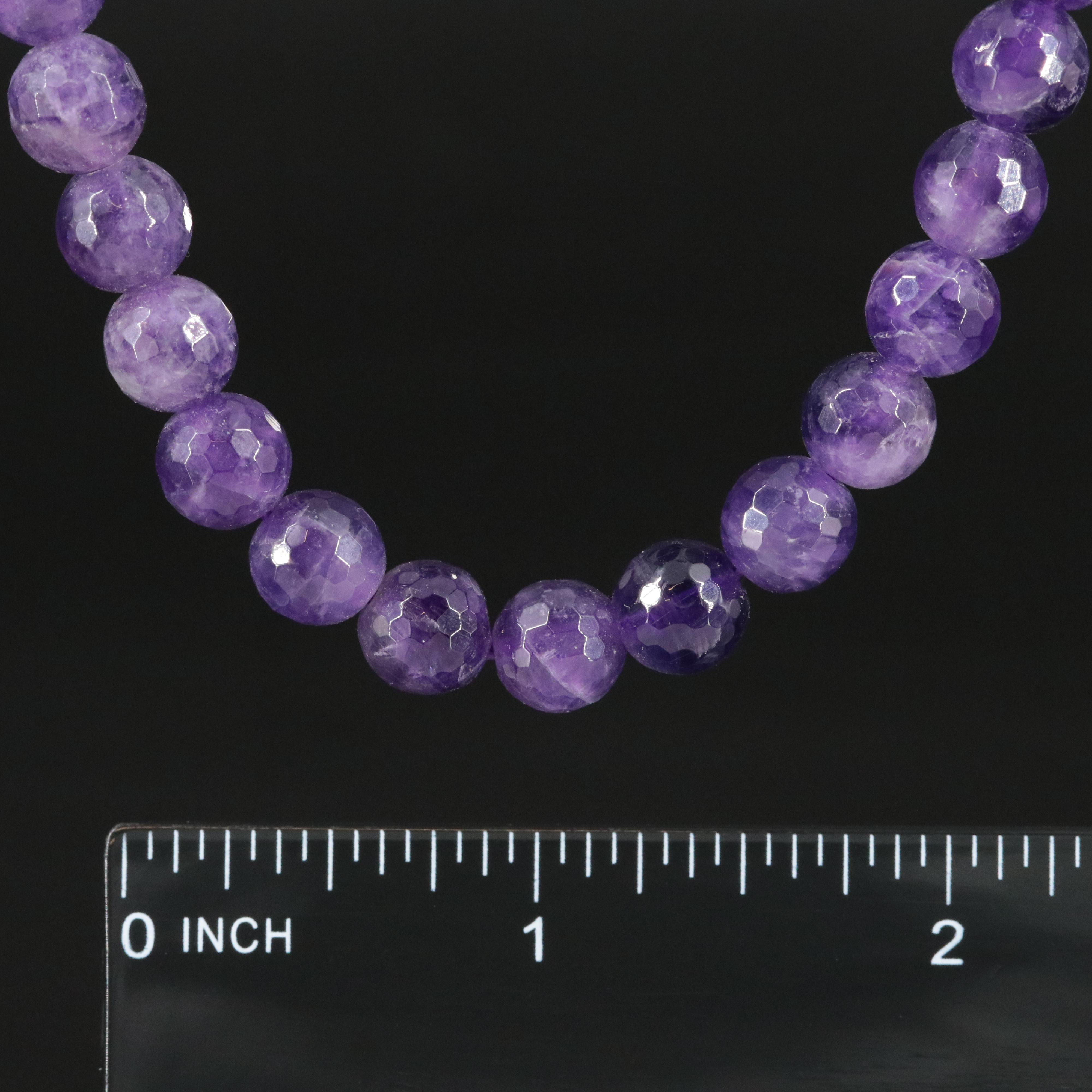 Amethyst Bead Necklace