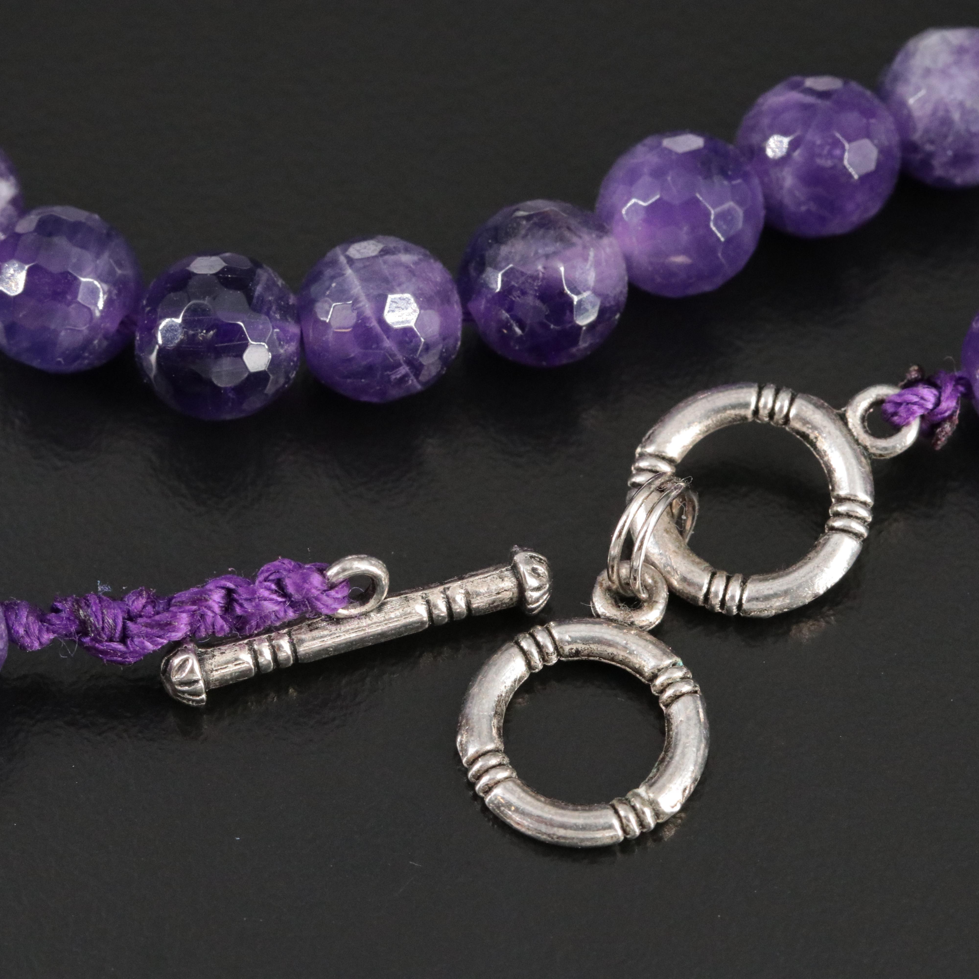 Amethyst Bead Necklace