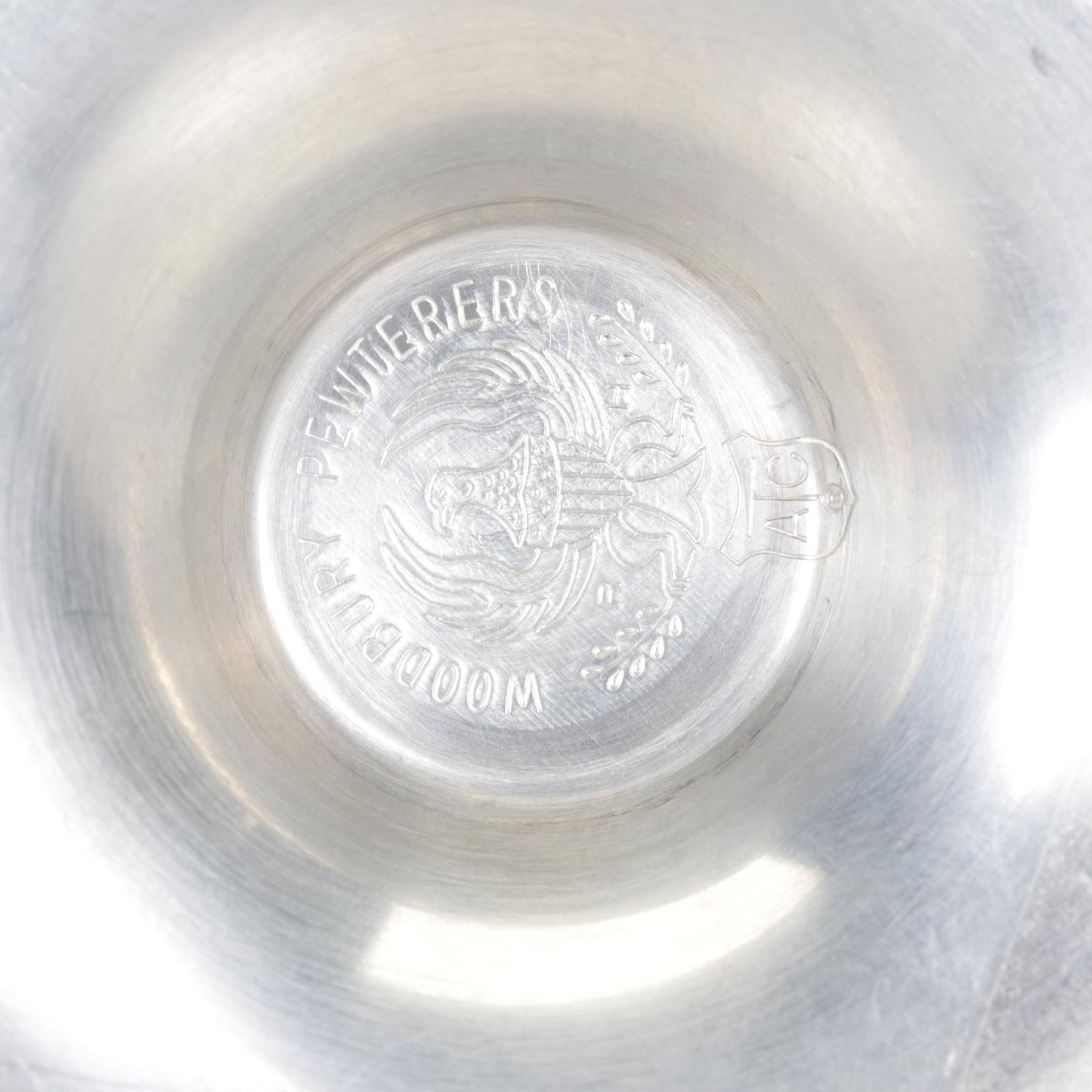 Pewter Bicentennial Commemorative Plate & Candle Holders