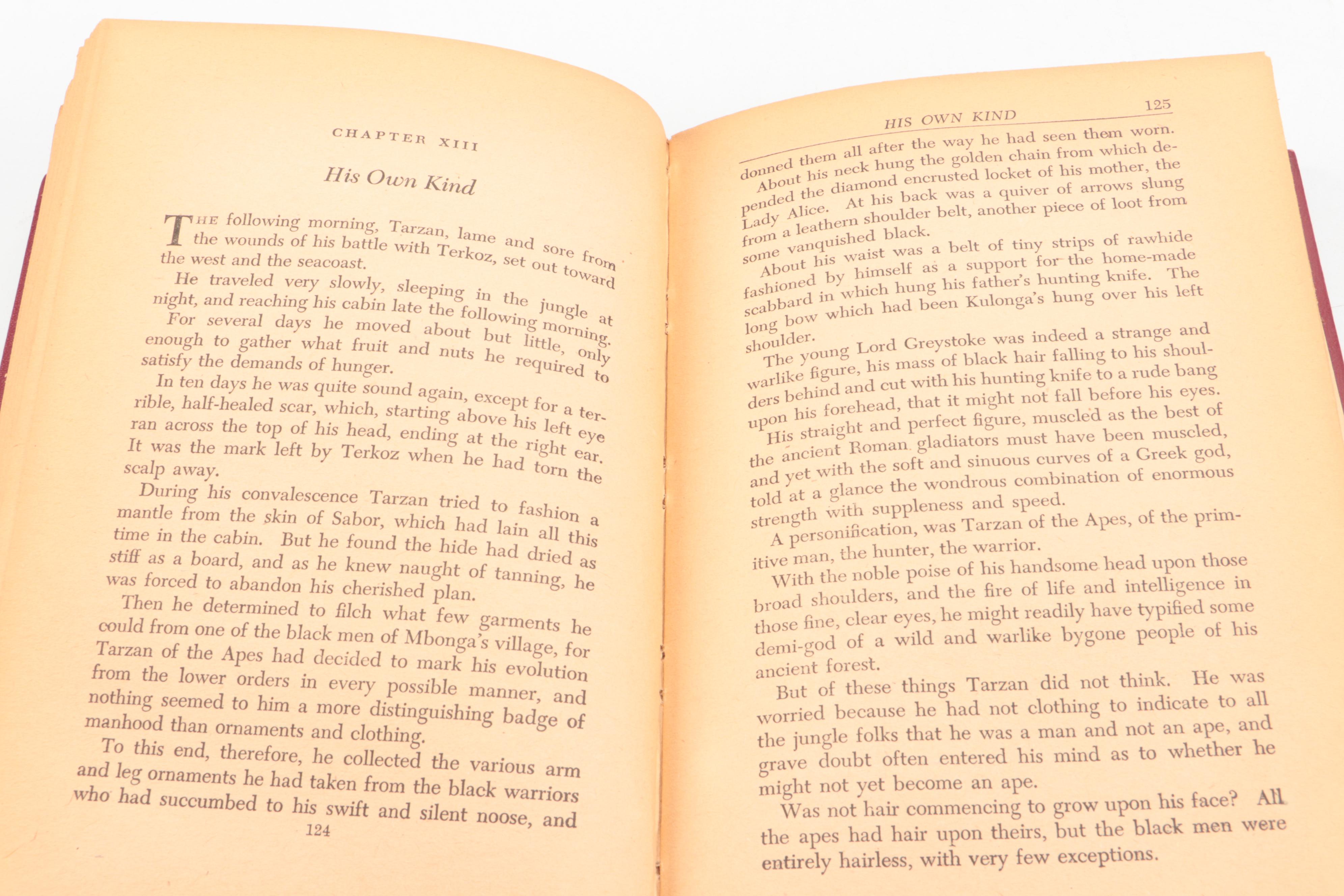 "Tarzan of the Apes" by Edgar Rice Burroughs, 1940s