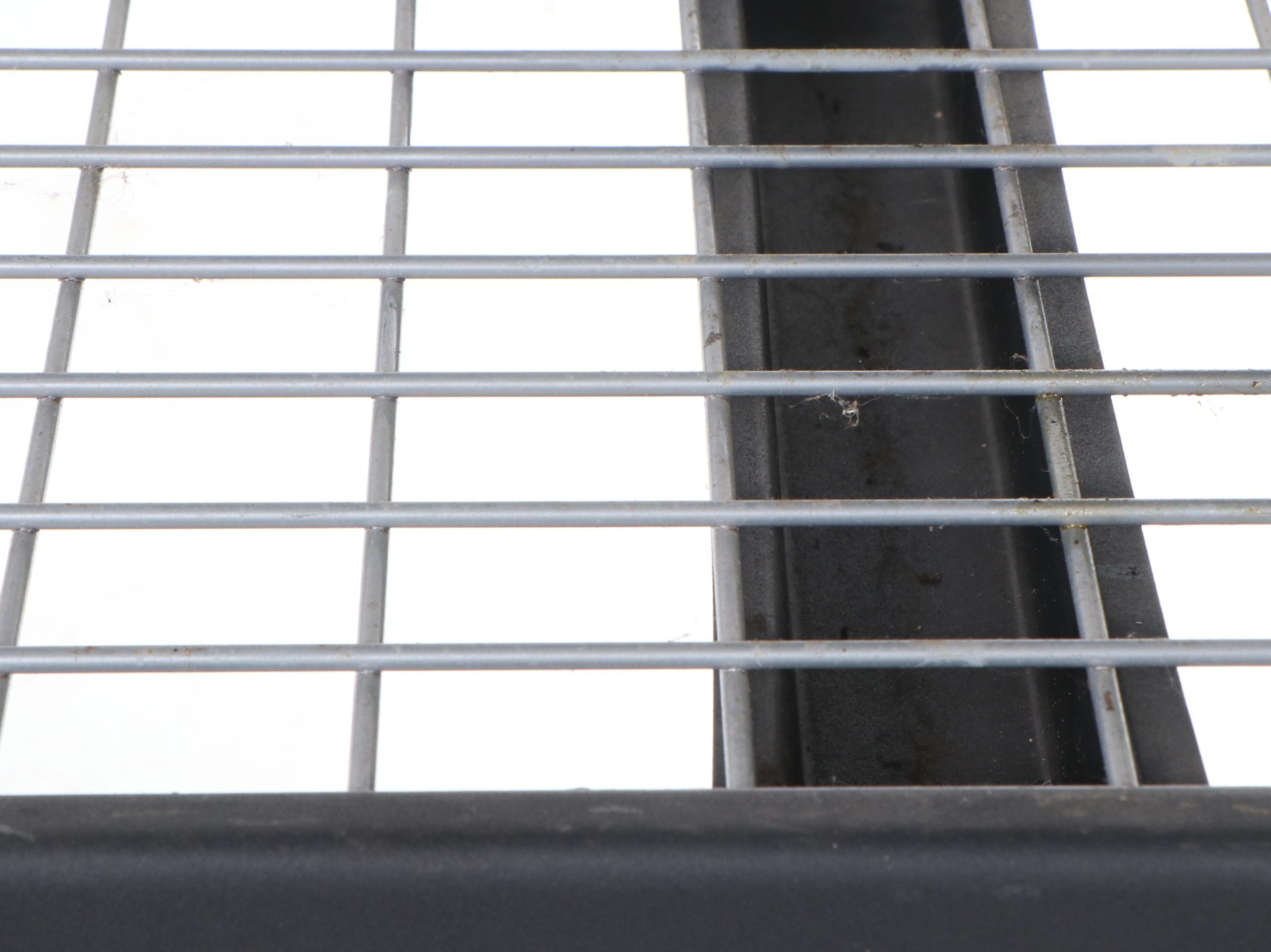 Pair of Metal Storage Shelves