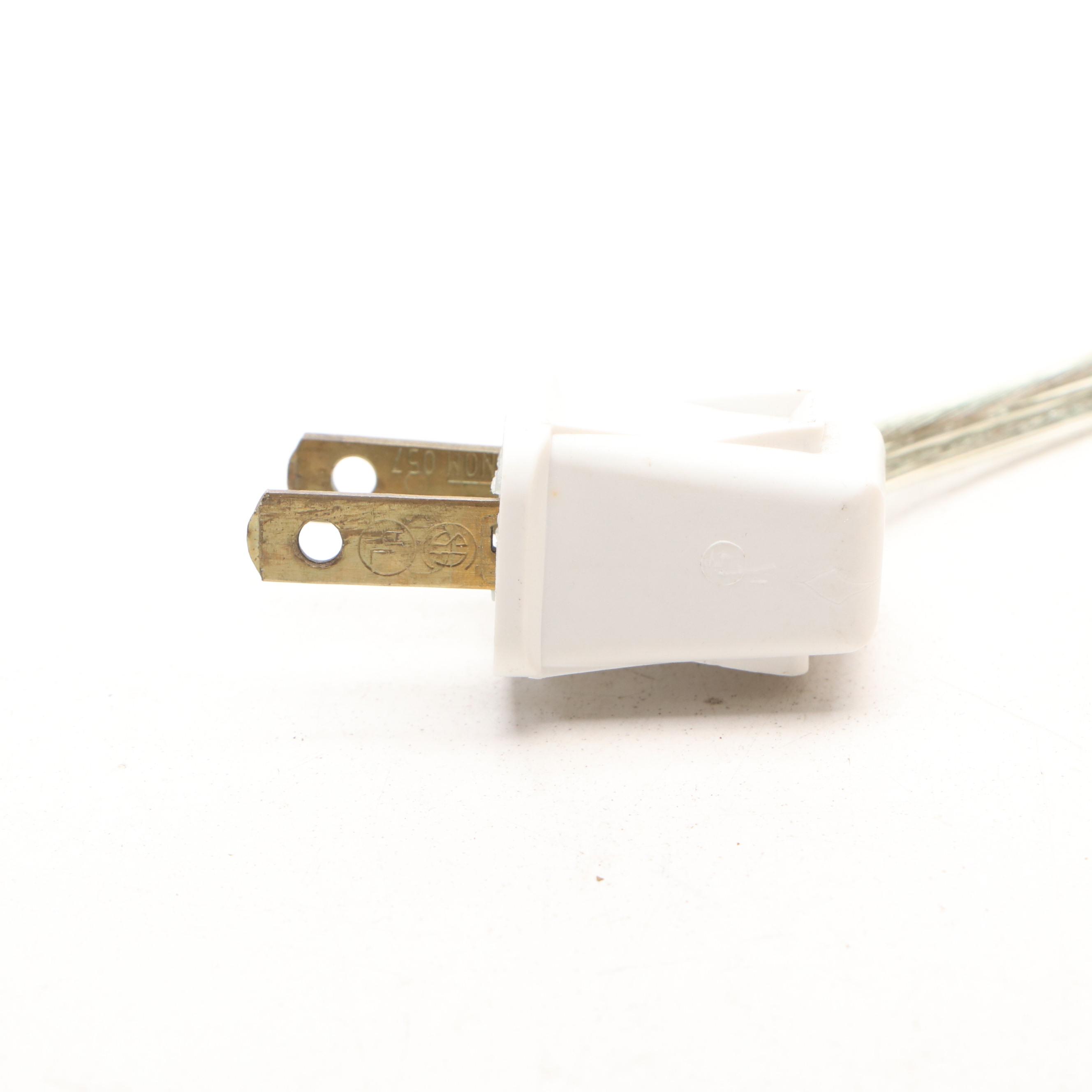 Porcelain & Glass Kerosene Lamps, S. Sternau Brass Sterno and Table Lamp