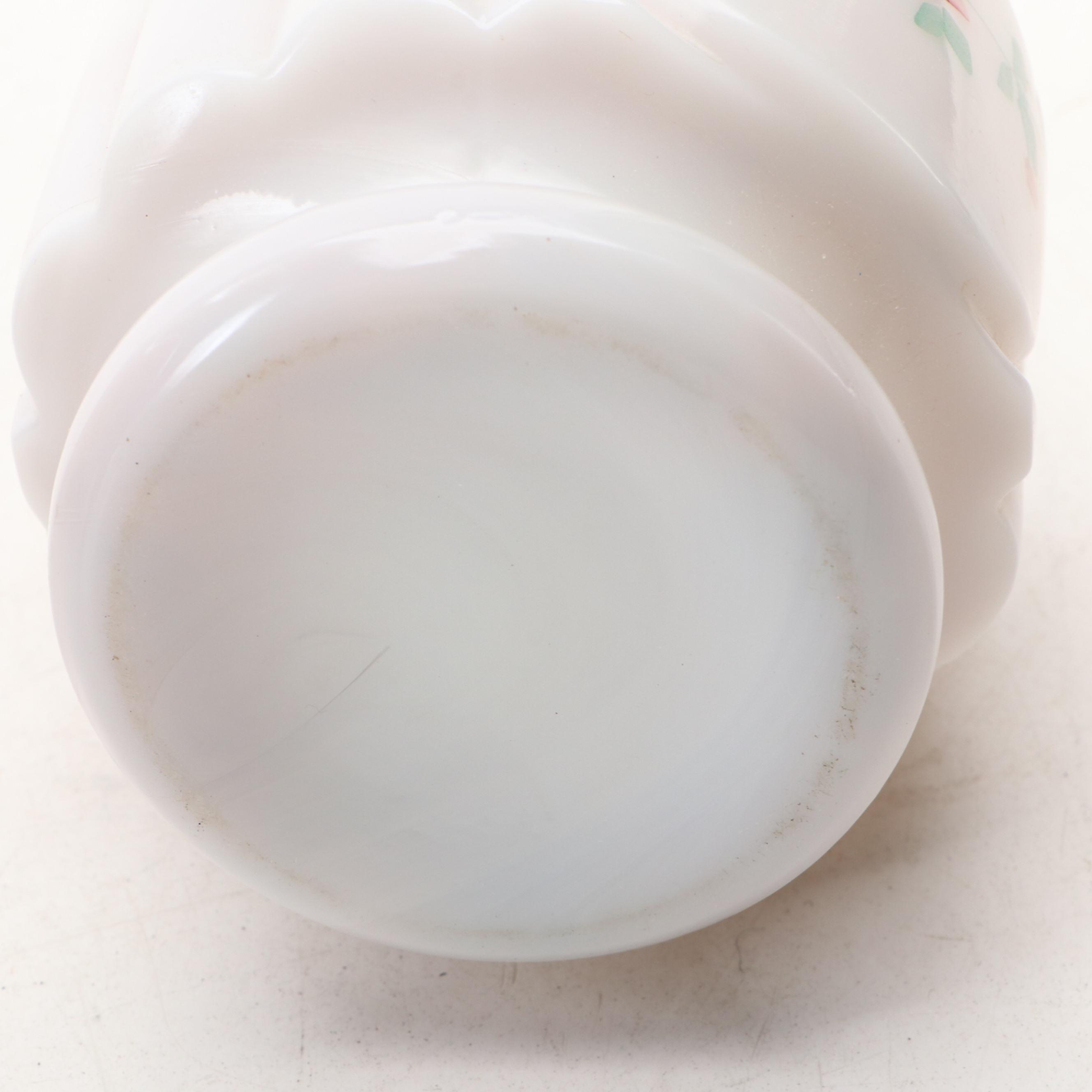 Porcelain & Glass Kerosene Lamps, S. Sternau Brass Sterno and Table Lamp