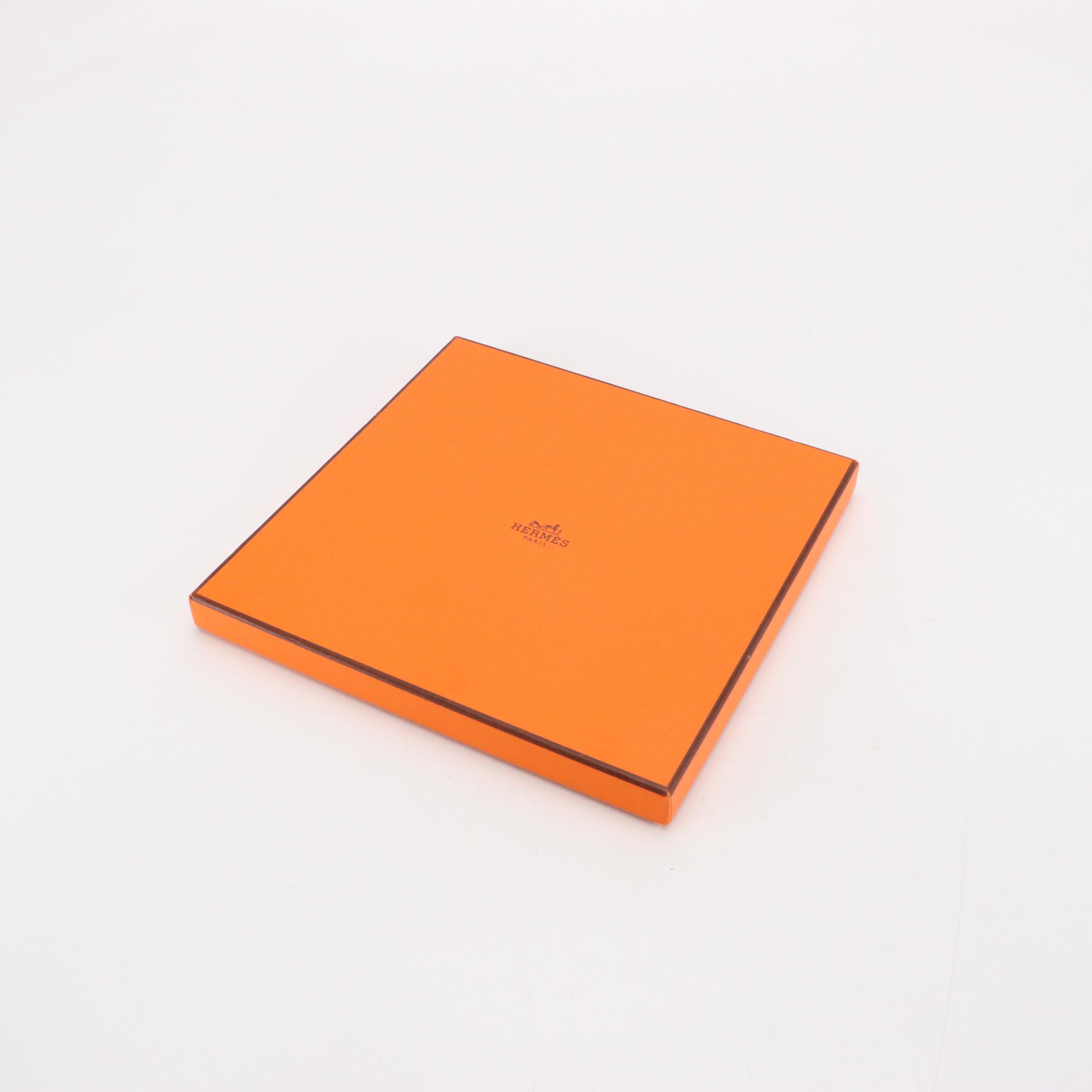 Hermès "Aphorisme" Silk Twill Scarf 90 with Box