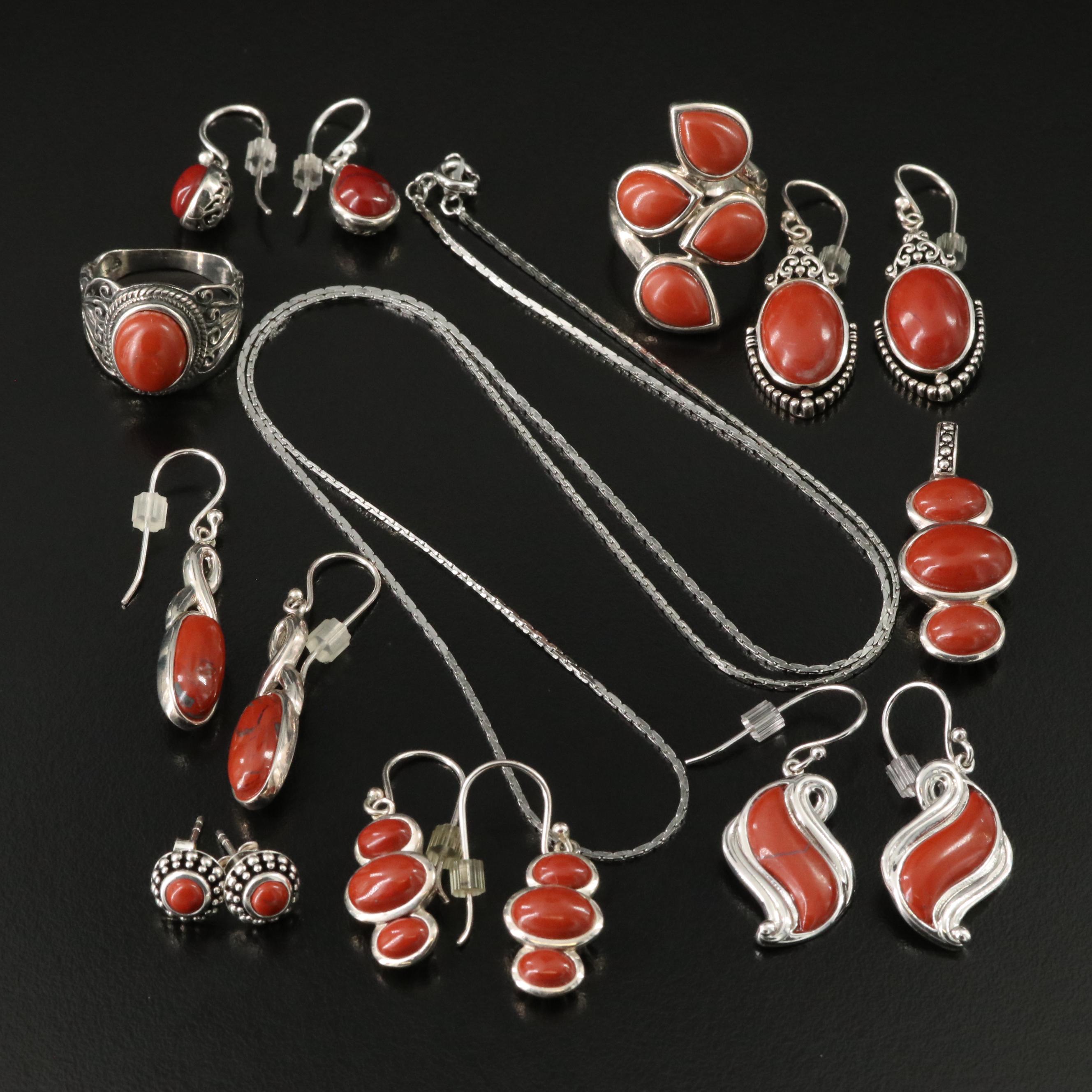 Sterling Jasper Jewelry Collection