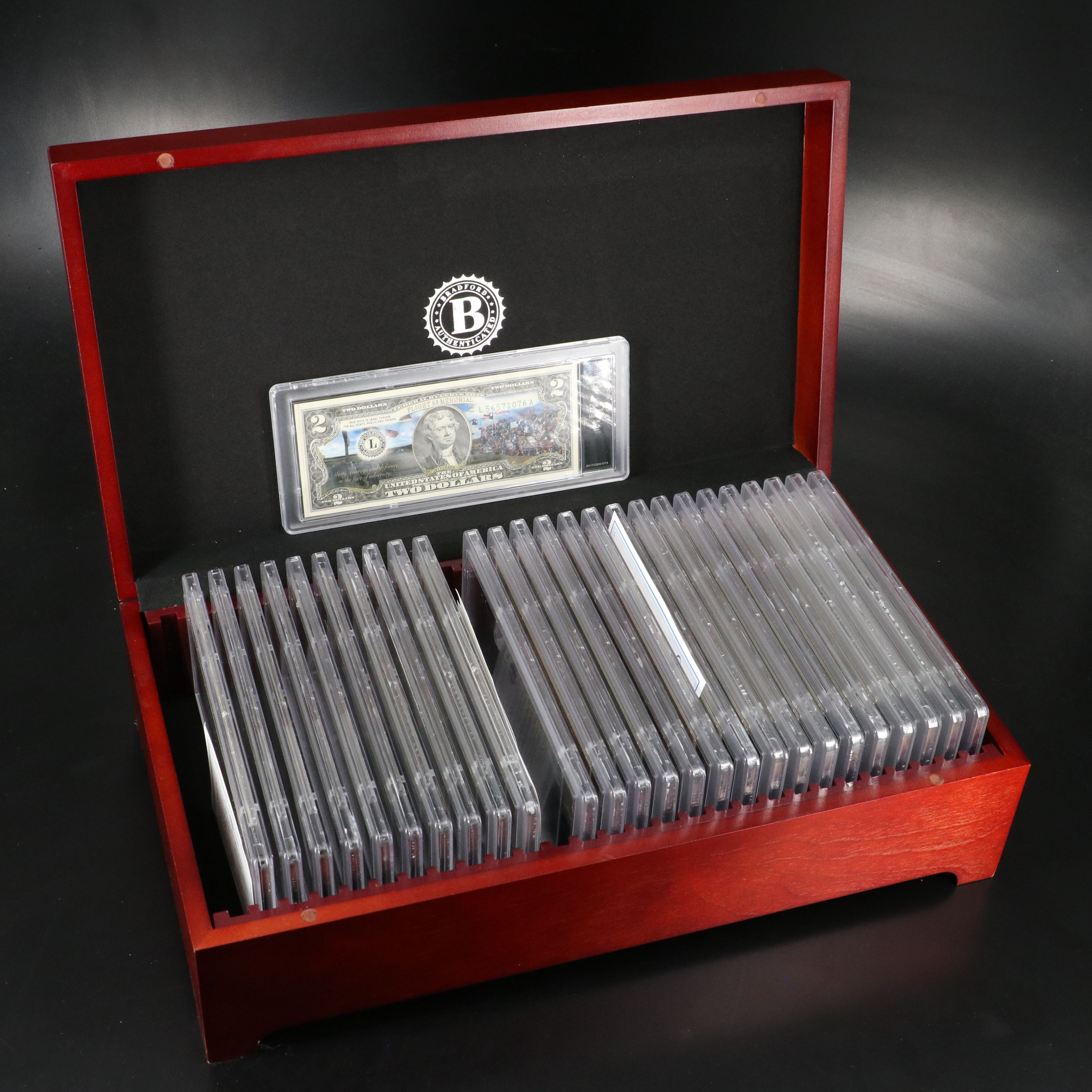 27 Monument and National Parks Two Dollar Bills by the Bradford Exchange