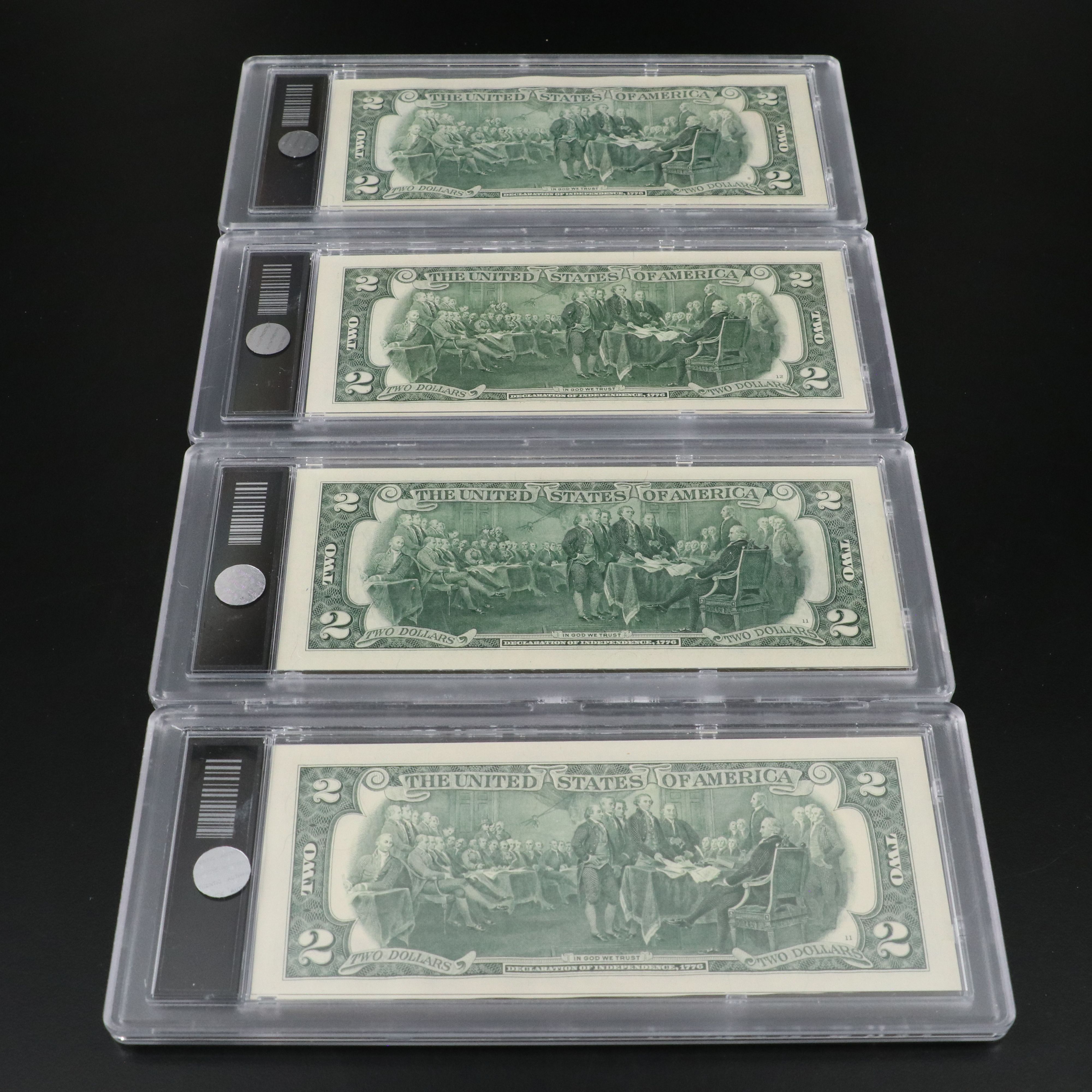 27 Monument and National Parks Two Dollar Bills by the Bradford Exchange