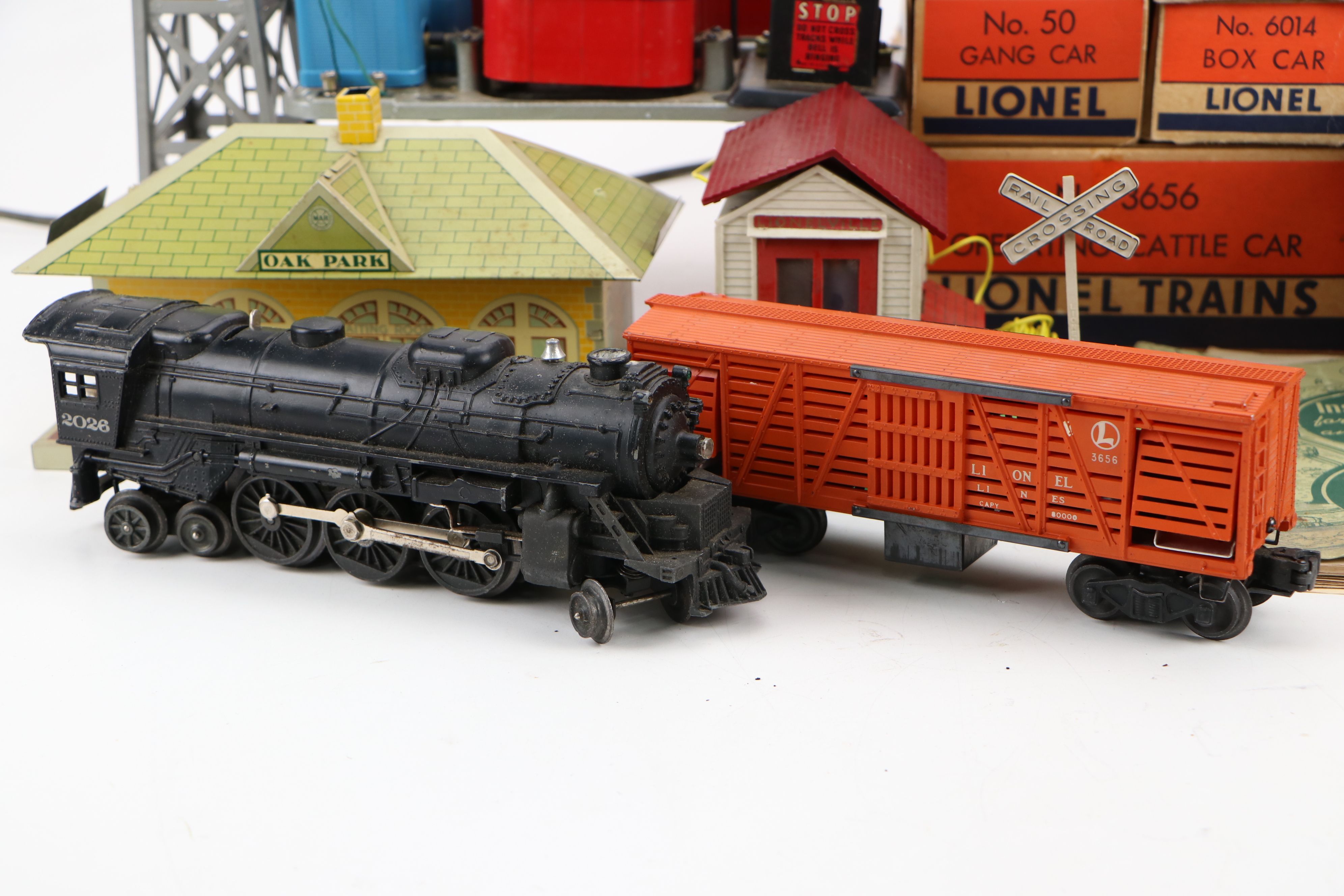 Lionel with Other Trains and Accessories, Mid to Late 20th Century