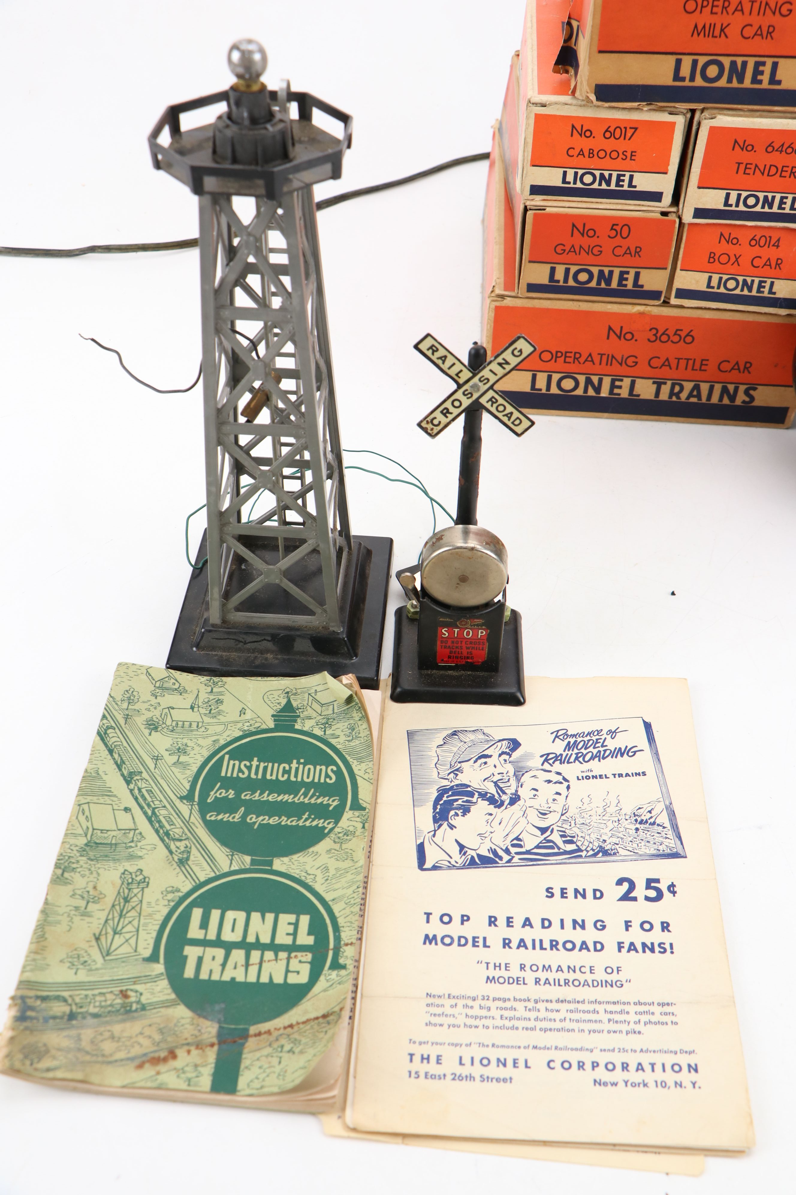 Lionel with Other Trains and Accessories, Mid to Late 20th Century