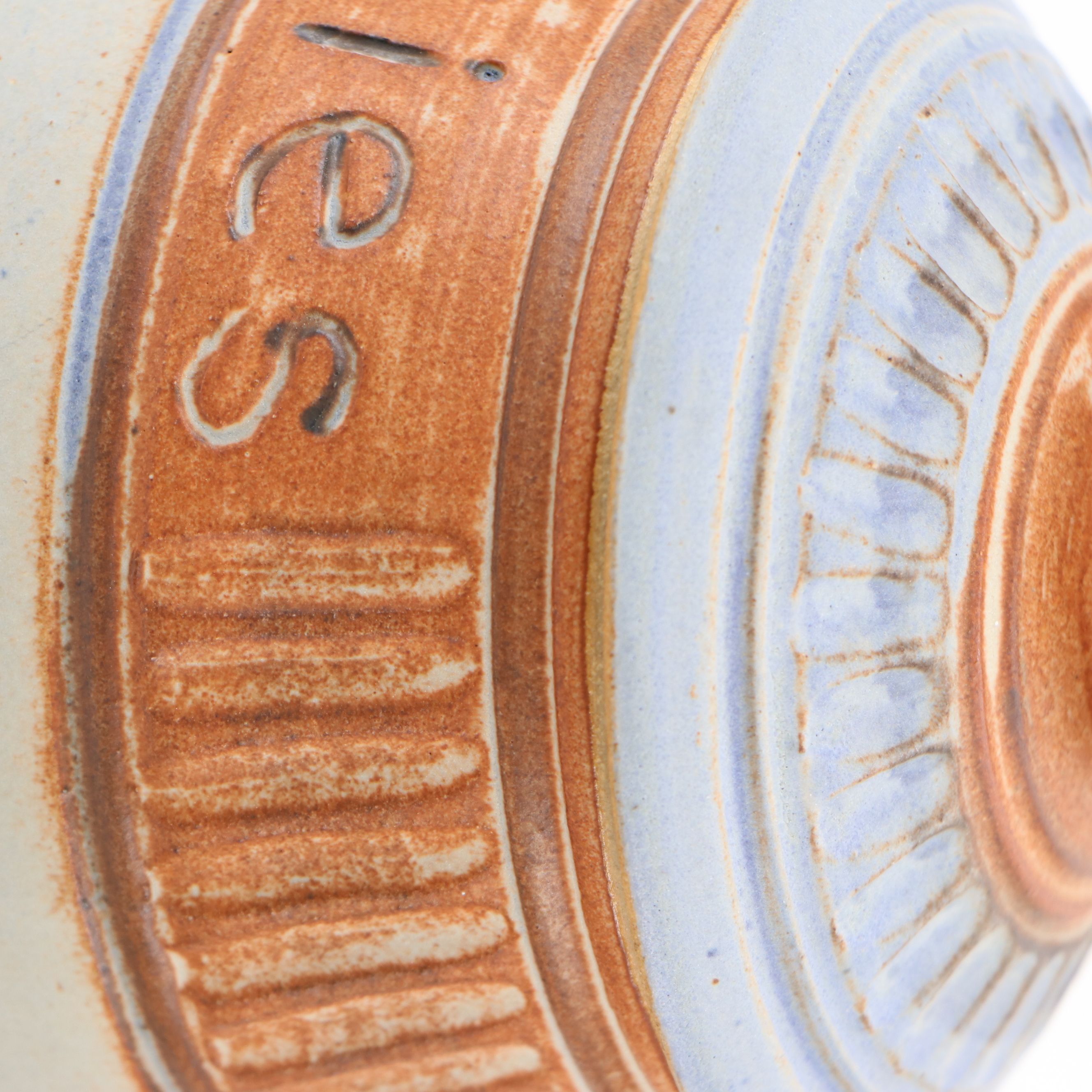 Artist Signed Ceramic Cookie Jar  and Canister Set