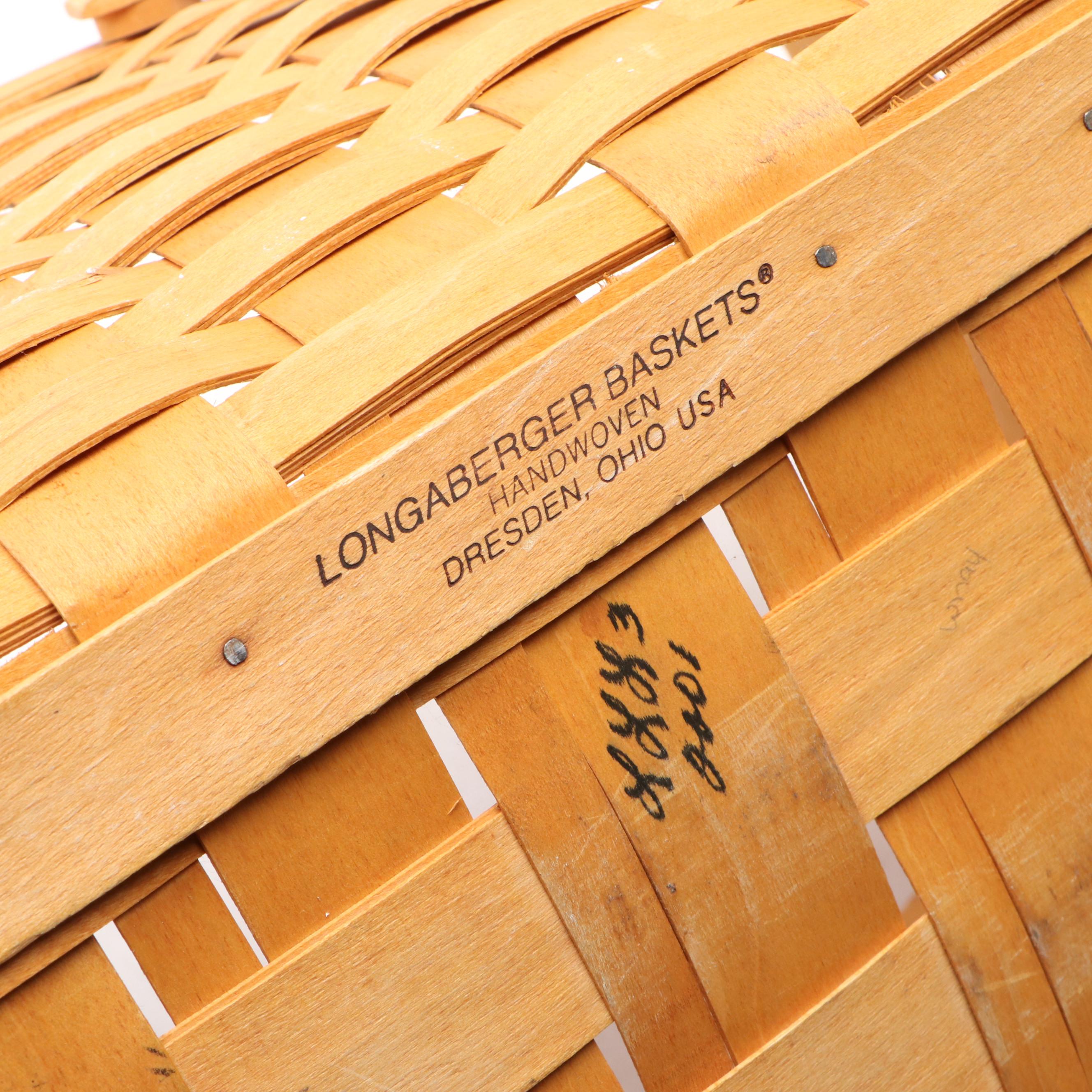 Longaberger Baskets with Fabric Liners