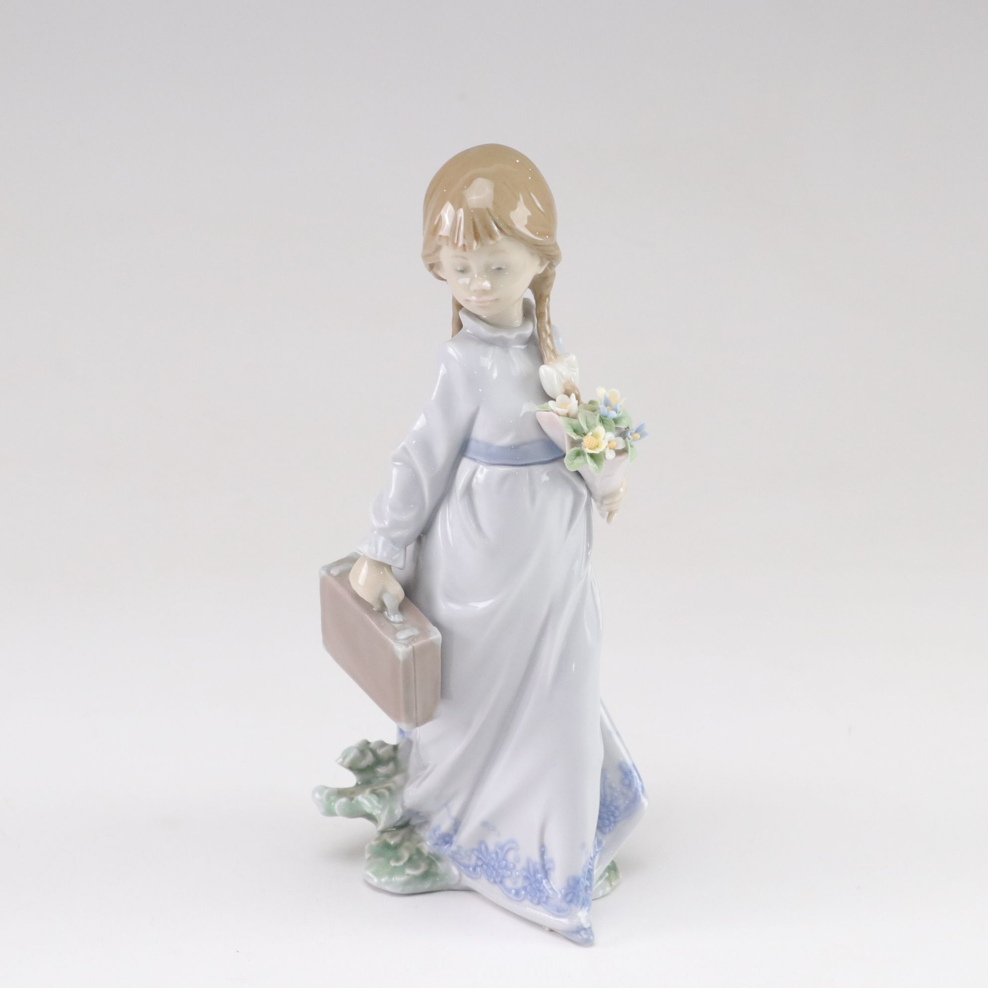 Lladró "School Days"  & "Angel Tree Topper" Porcelain Figurines