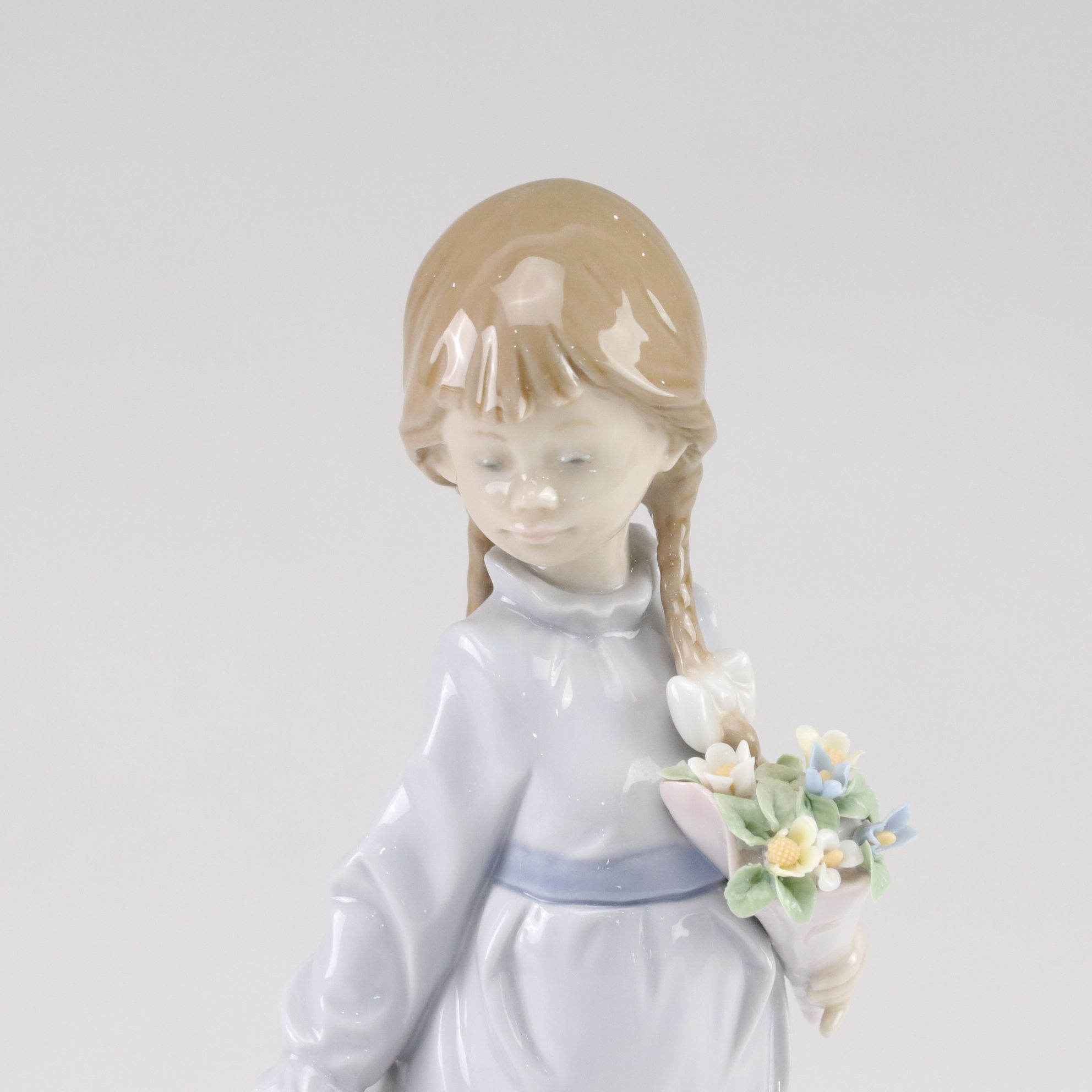 Lladró "School Days"  & "Angel Tree Topper" Porcelain Figurines
