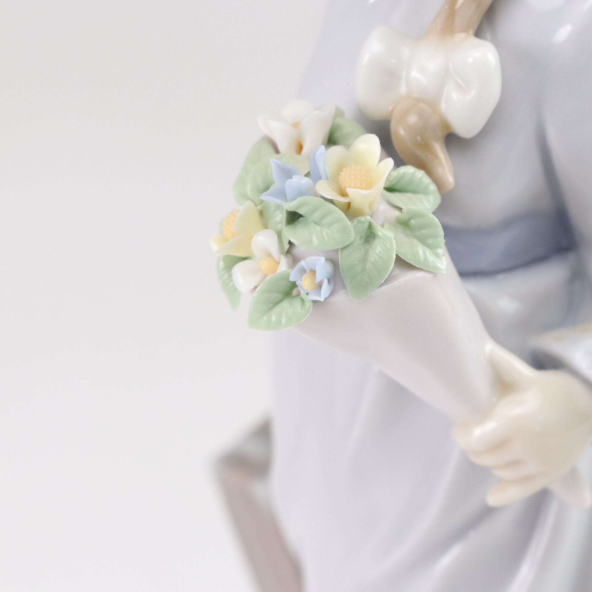 Lladró "School Days"  & "Angel Tree Topper" Porcelain Figurines