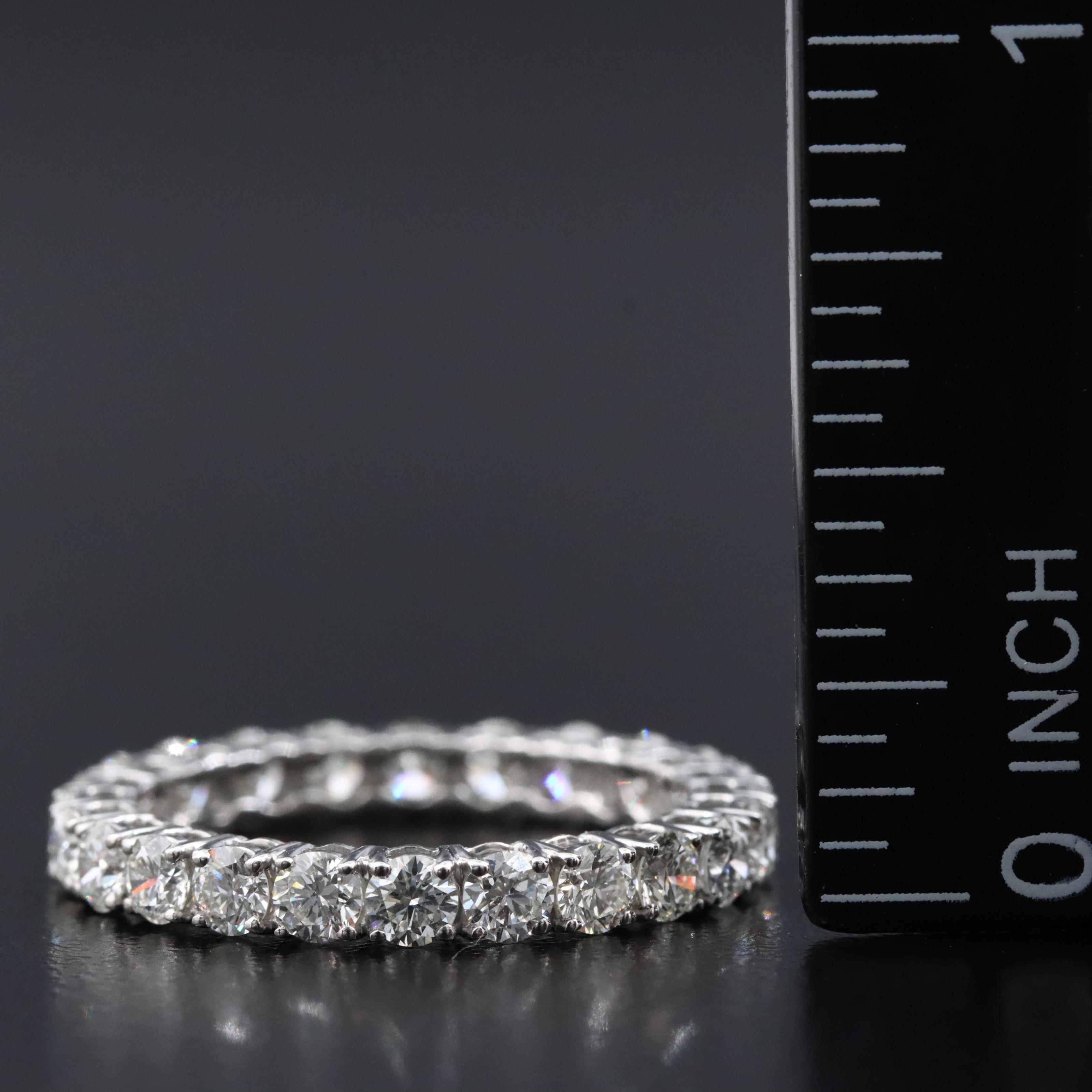 Platinum 1.97 CTW Diamond Eternity Band
