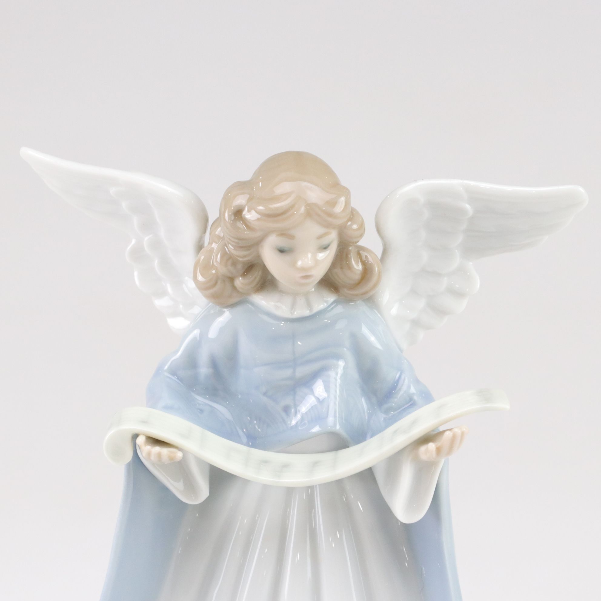 Lladró "School Days"  & "Angel Tree Topper" Porcelain Figurines