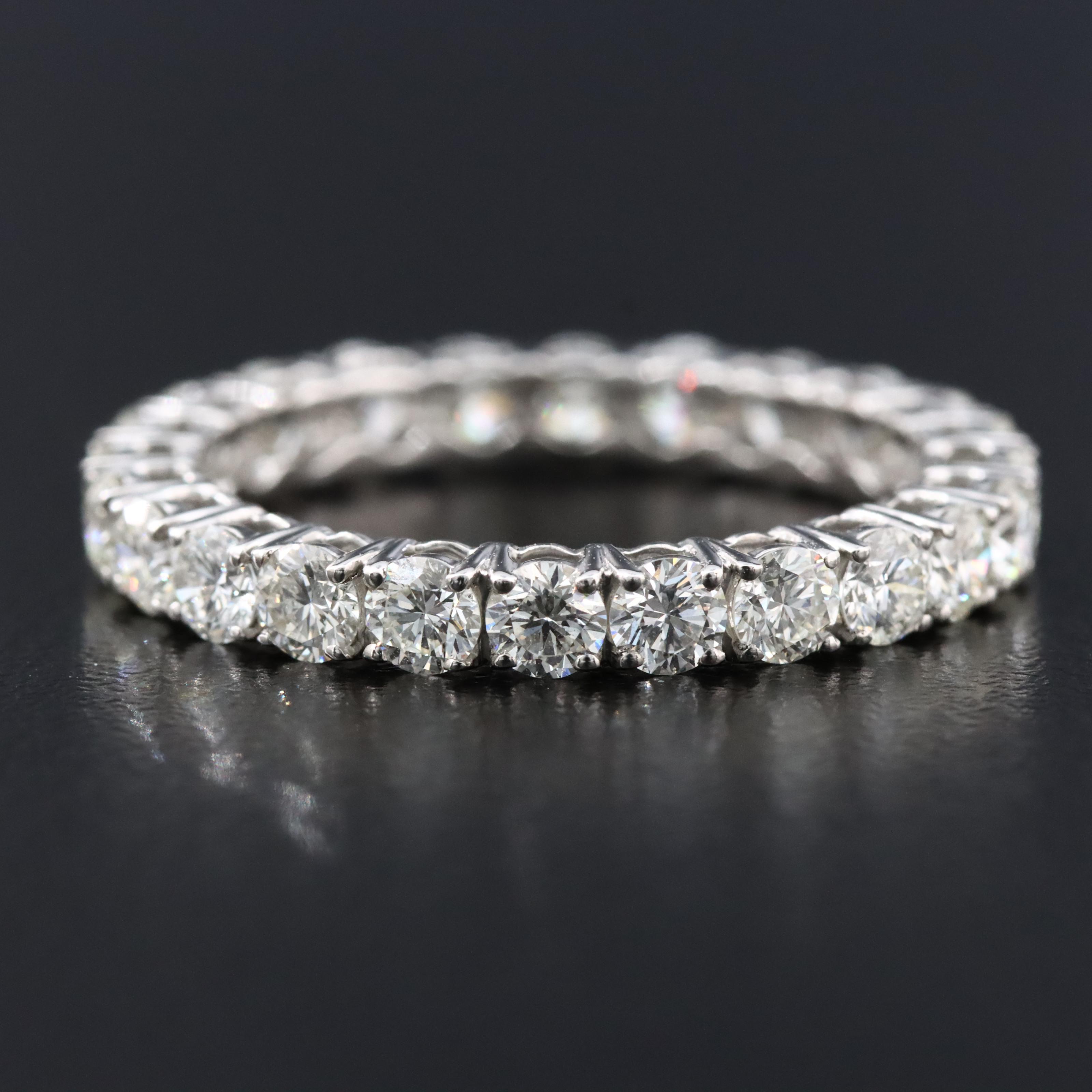 Platinum 1.97 CTW Diamond Eternity Band