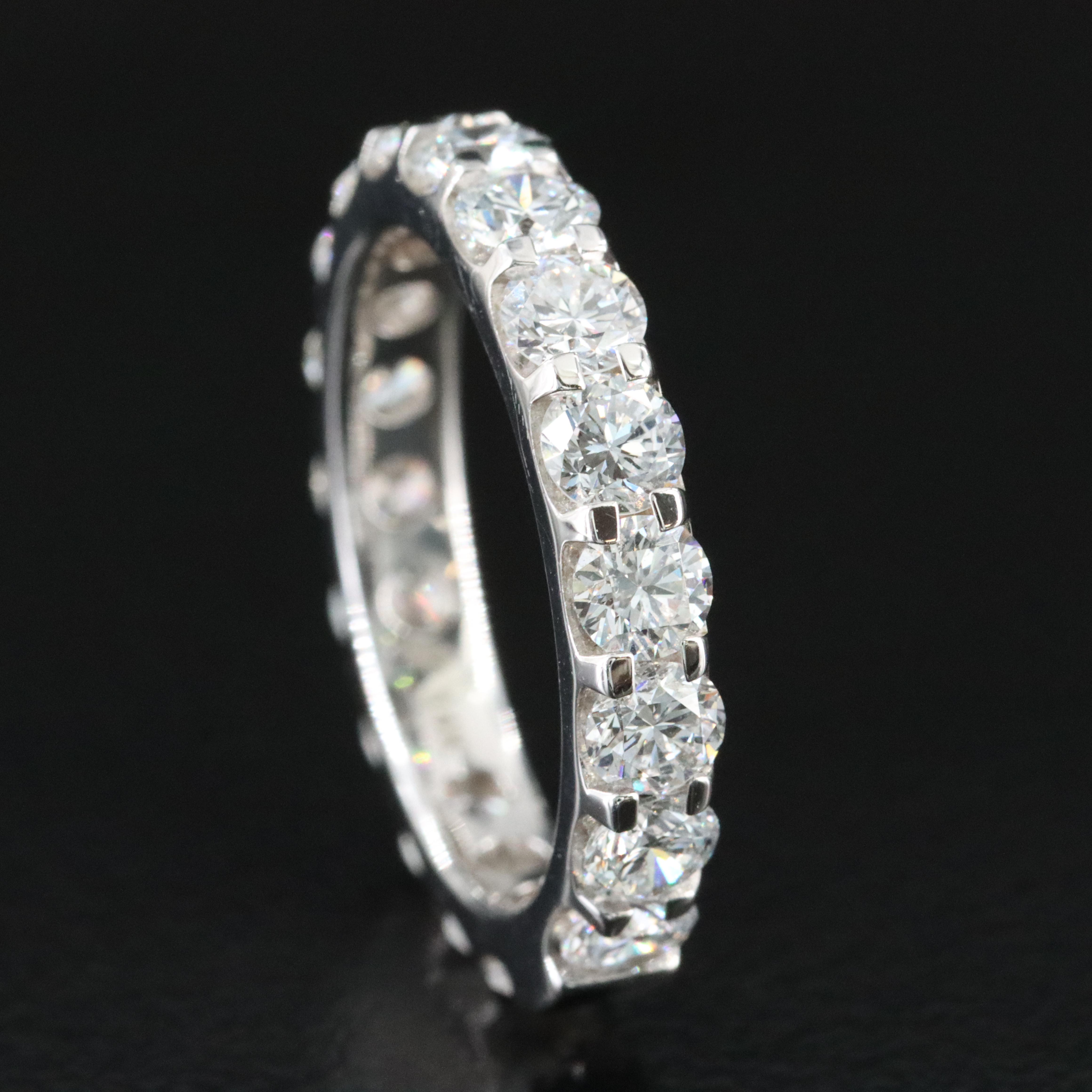 14K 3.06 CTW Lab Grown Diamond Ring