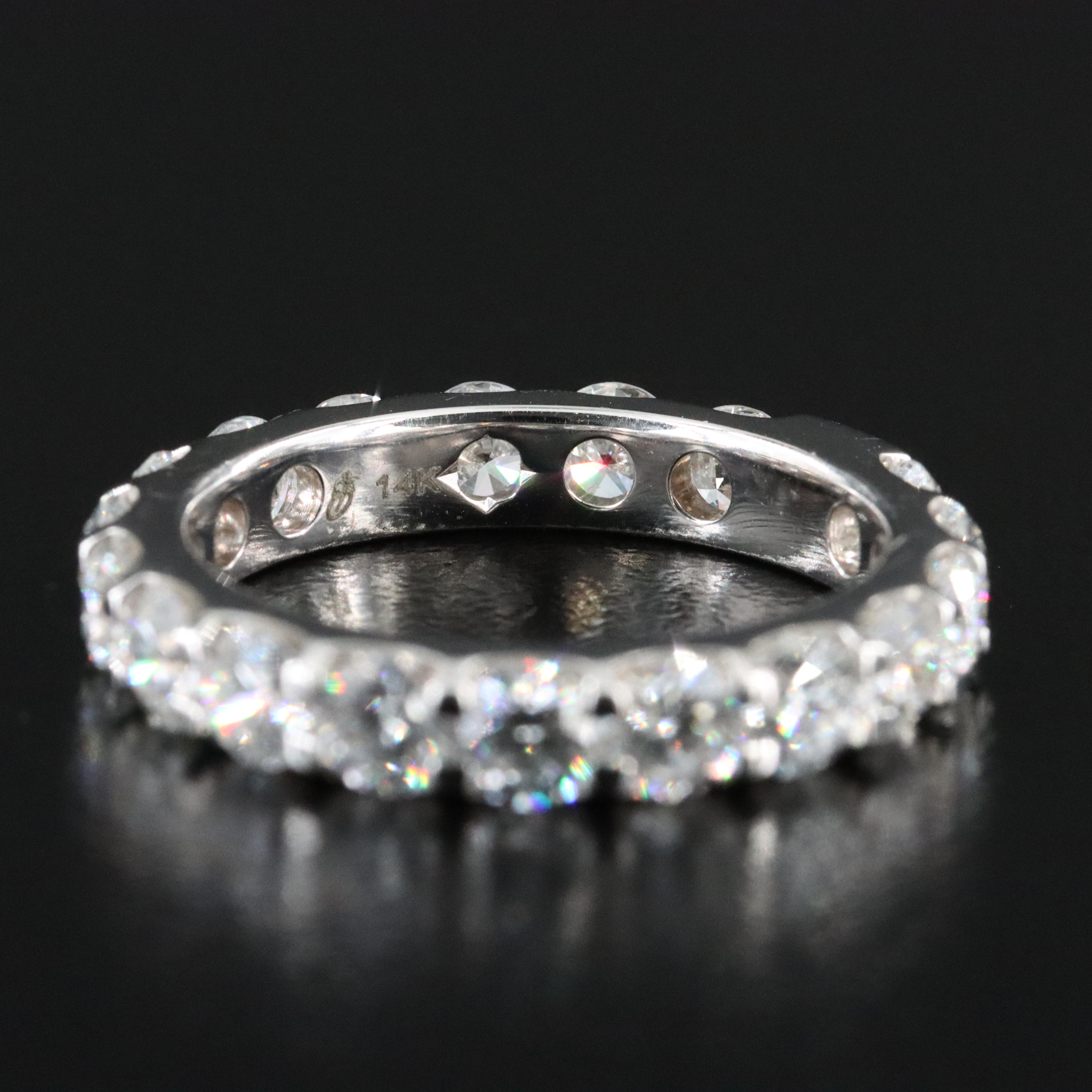 14K 3.06 CTW Lab Grown Diamond Ring