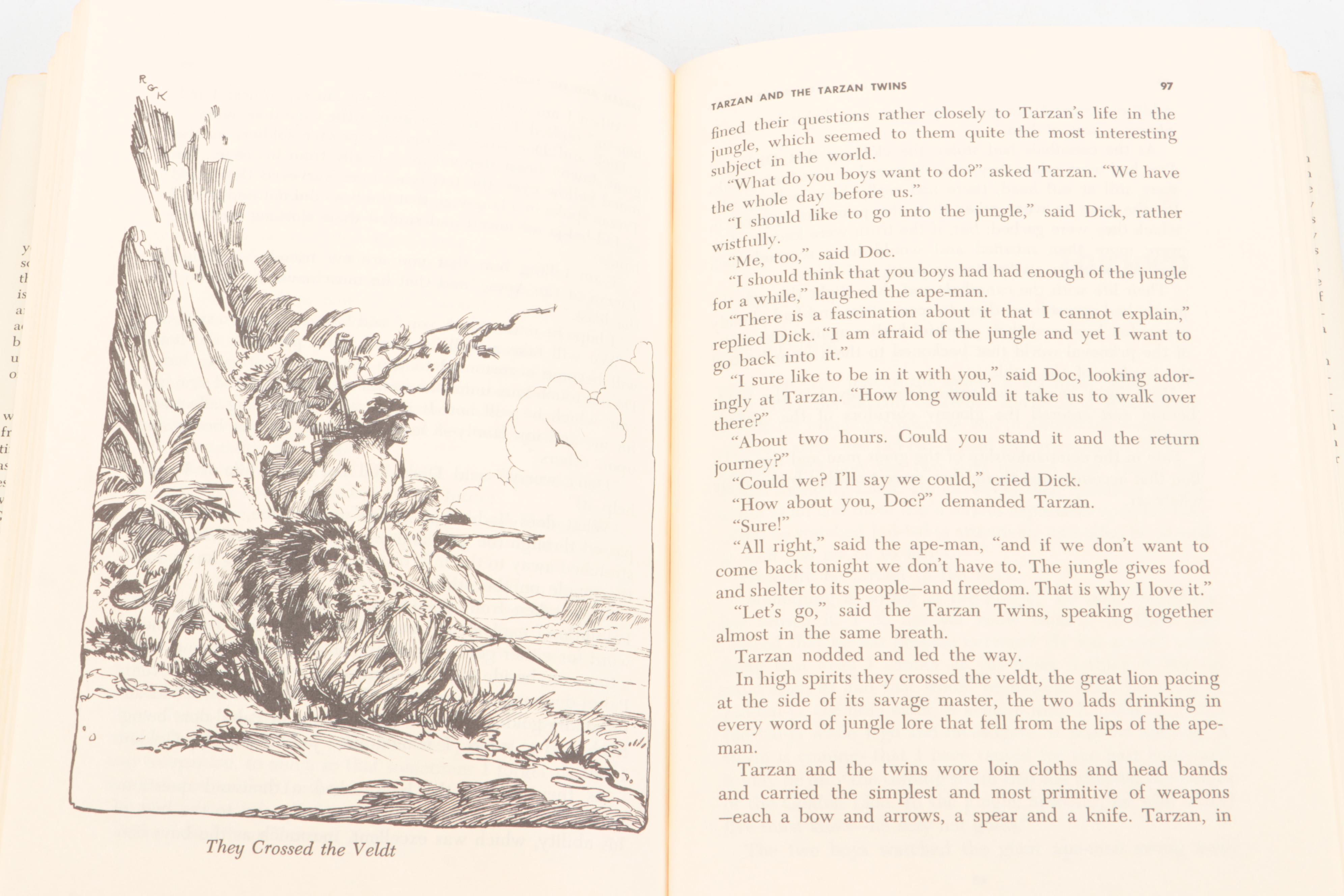 "Tarzan and the Madman" and "Tarzan and the Tarzan Twins" by Edgar R. Burroughs